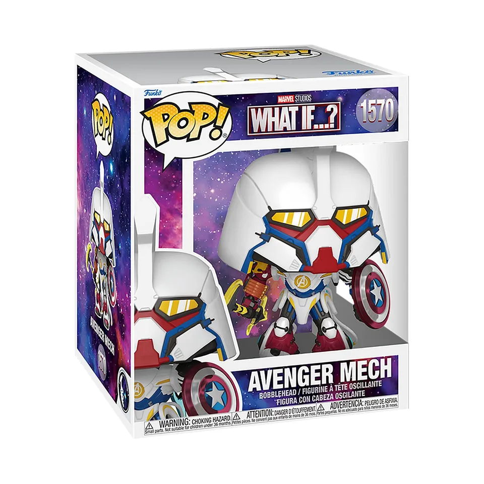 Funko Pop What If Avenger Mech statuetta vinile Marvel