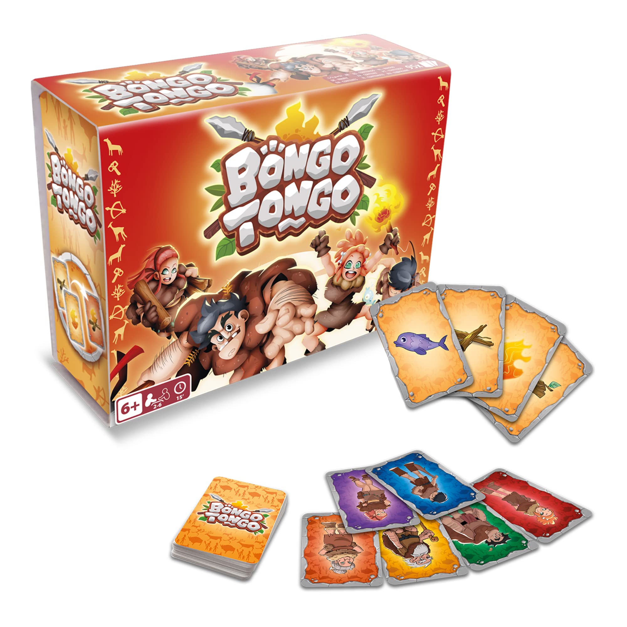 IMC Toys Play Fun Bongo Tongo gioco di carte 95 carte da 6 anni