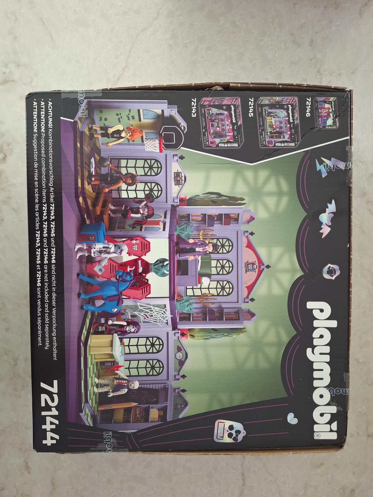 Playmobil Monster High 72144 Palestra con basket e Draculaura