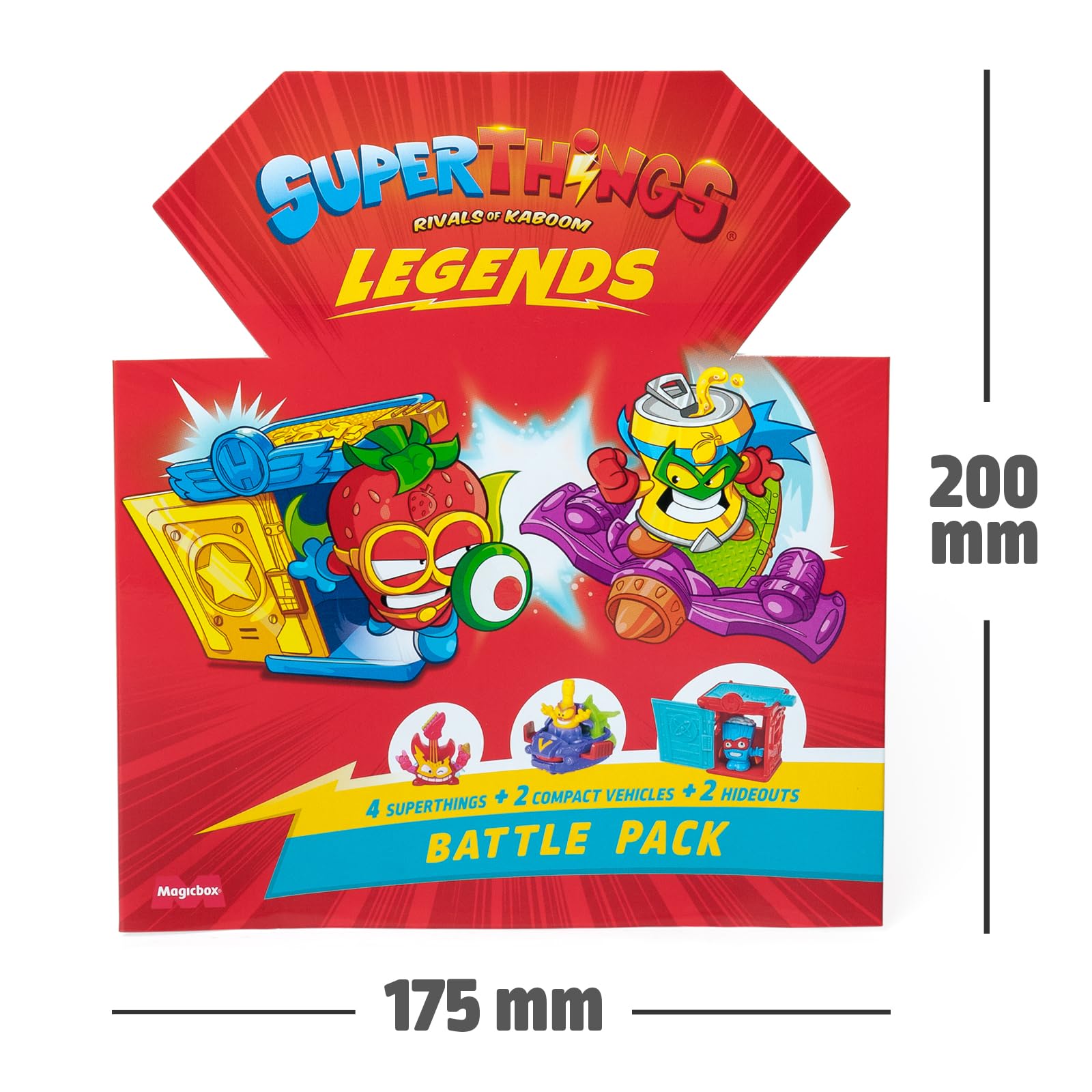SUPERTHINGS Legends personaggi e veicoli assortimento 8 pezzi