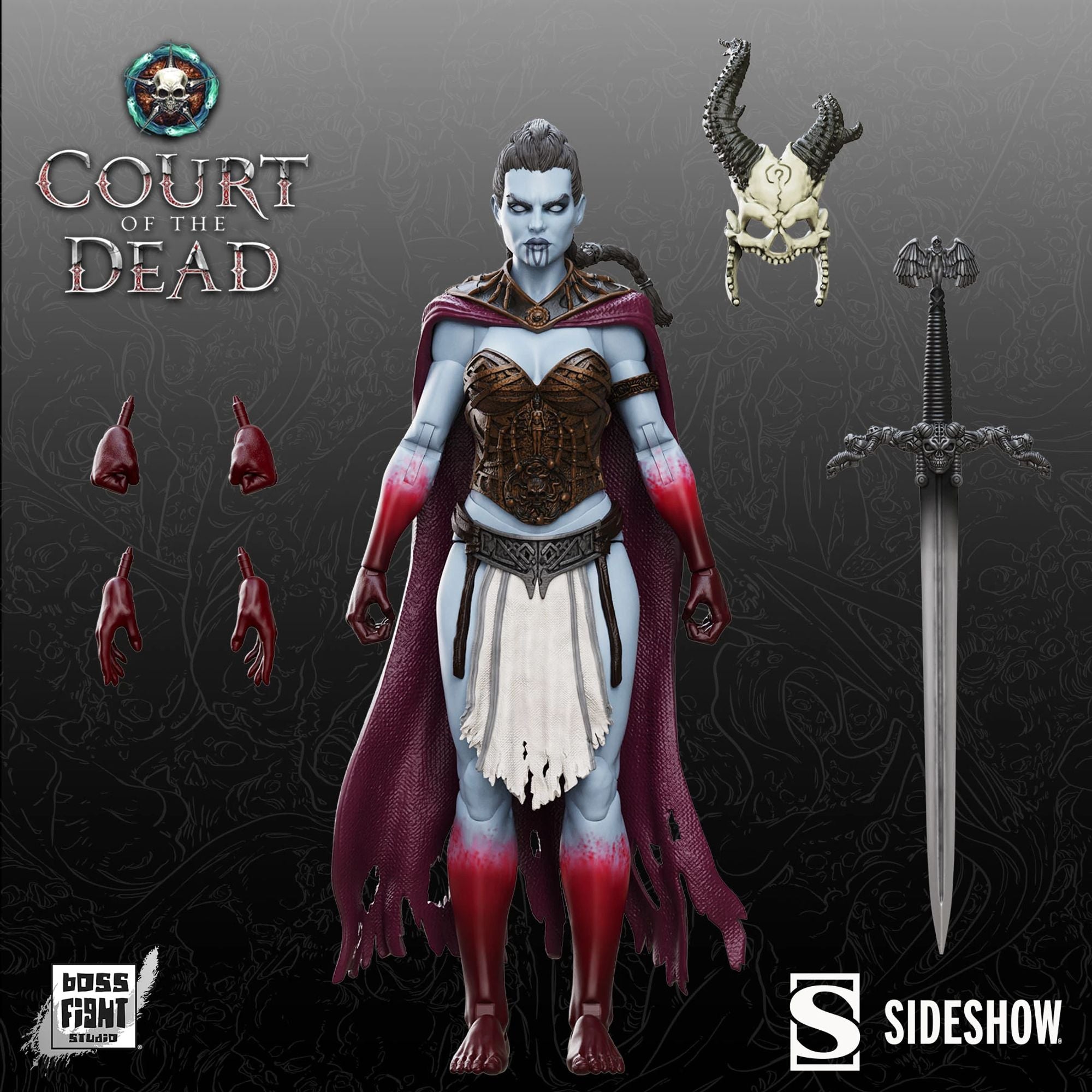 Boss Fight Kier Deaths Warbringer action figure 1/12