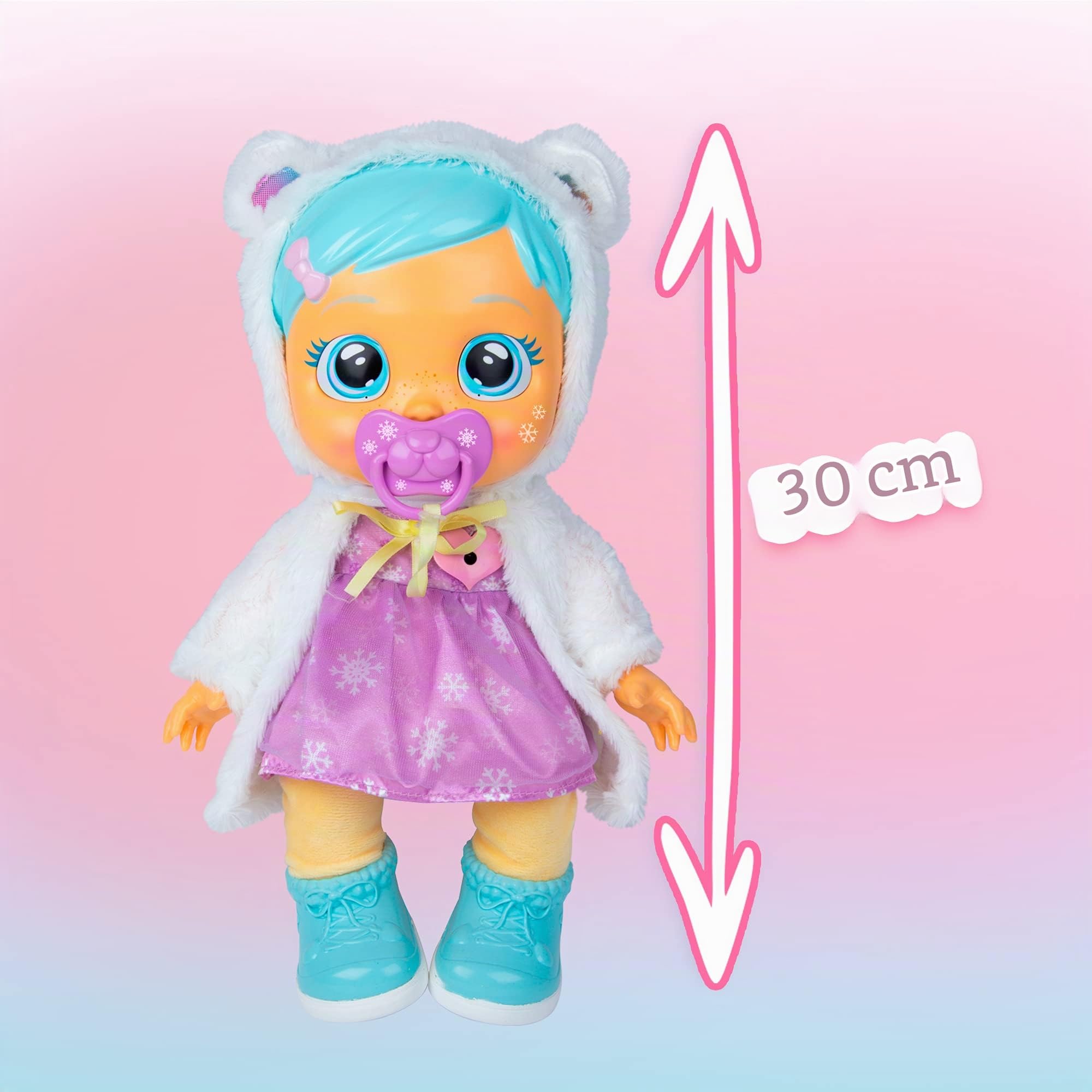 Cry Babies Dressy Kristal Bambola Interattiva che Piange