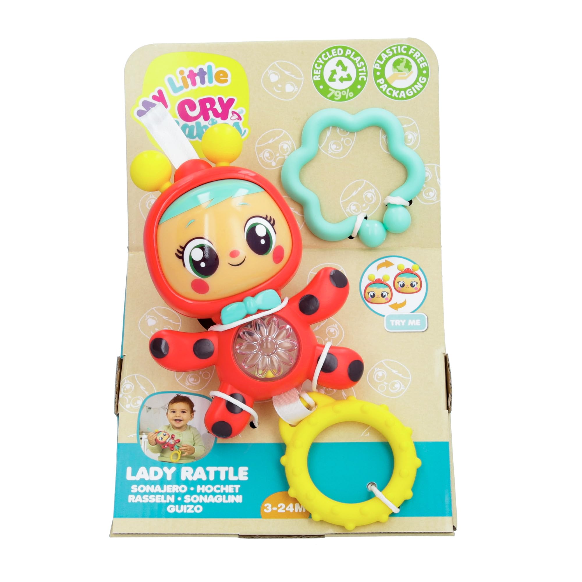 CRY BABIES My Little Sonaglio di Lady Gioco Interattivo 3-24 Mesi