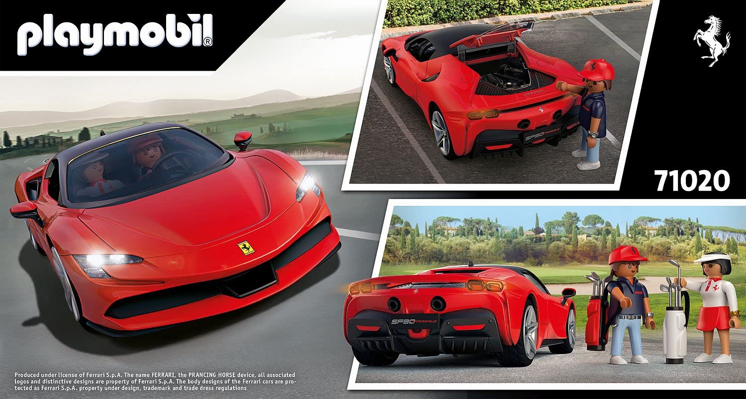 PLAYMOBIL 71020 Ferrari SF90 Stradale macchinina rossa 43 pezzi