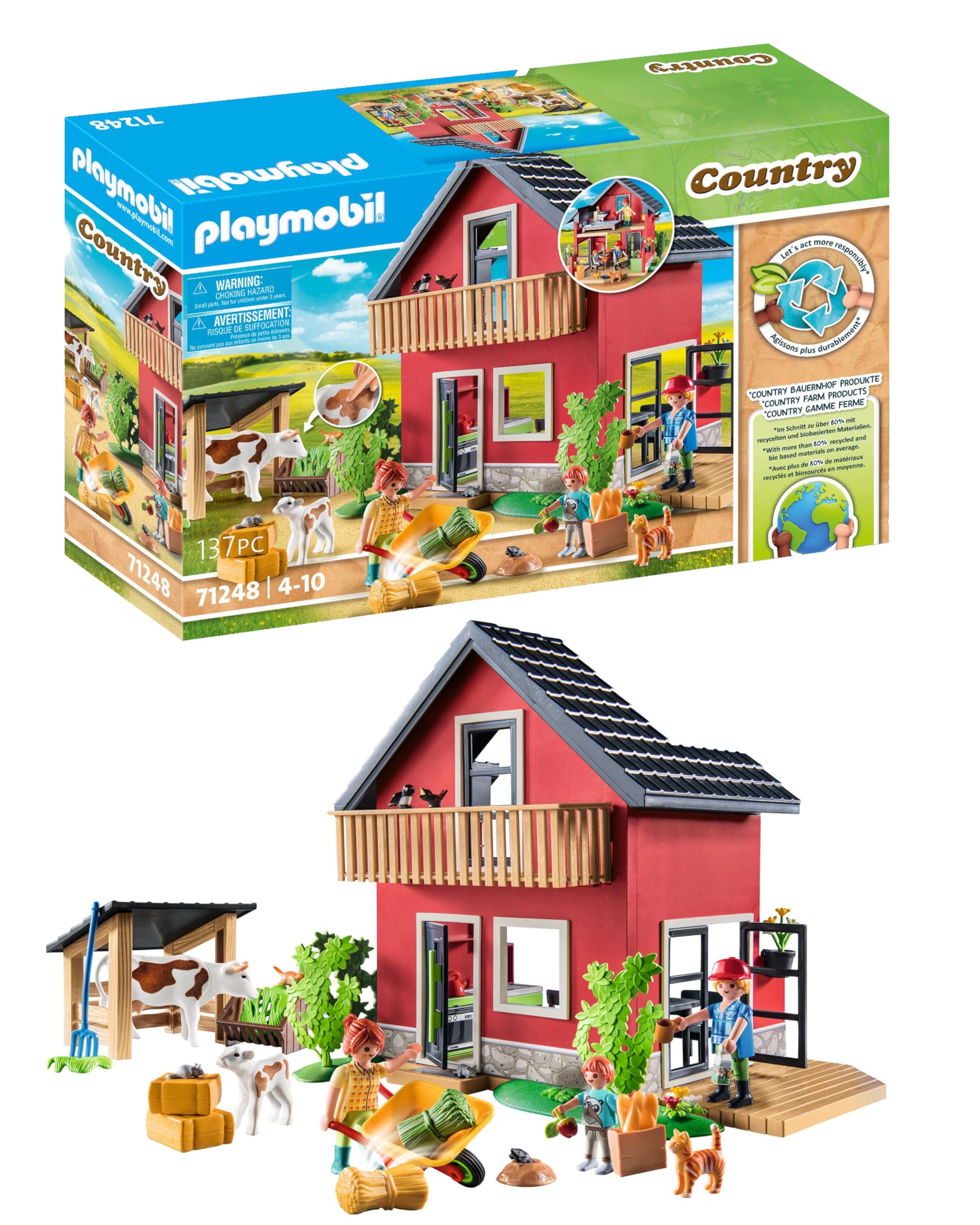 Playmobil Country 71248 piccola fattoria con animali