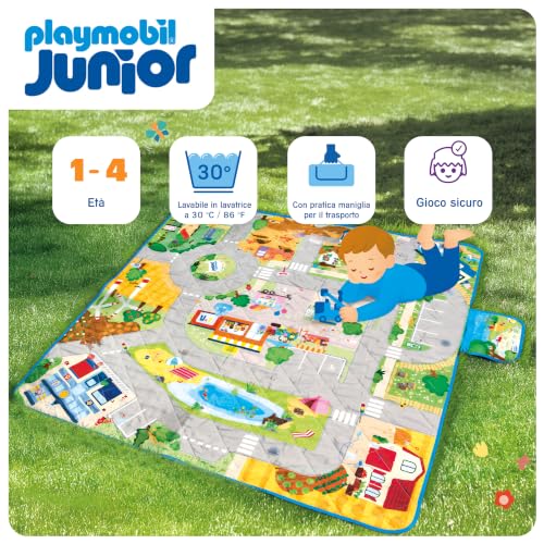 Playmobil Junior 72240 tappeto da gioco pieghevole lavabile