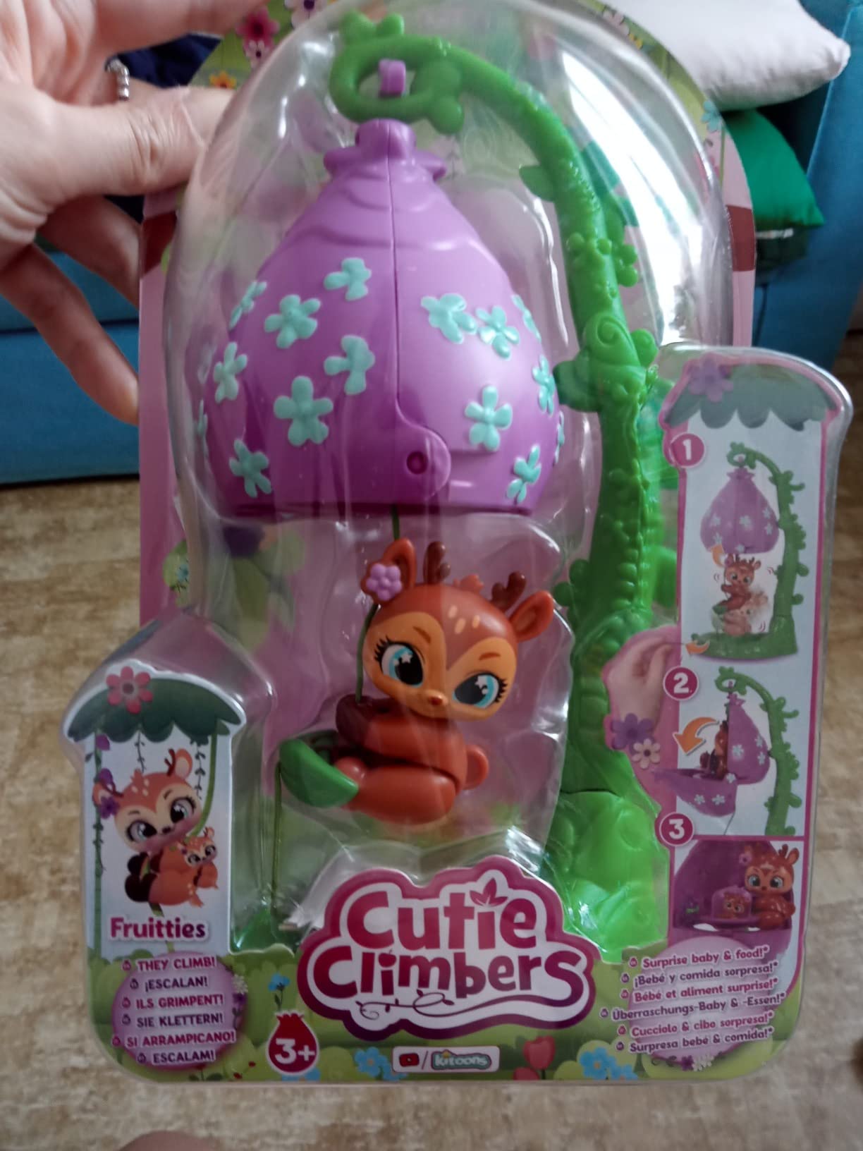 Cutie Climbers Fruitties family pack casetta fiore Dara