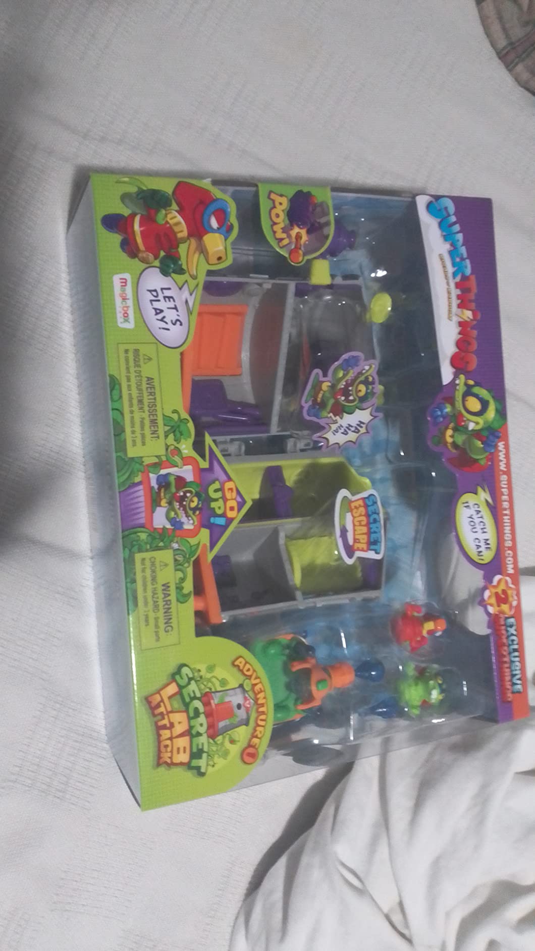 Superthings Adventure Secret Lab Attack Playset Laboratorio