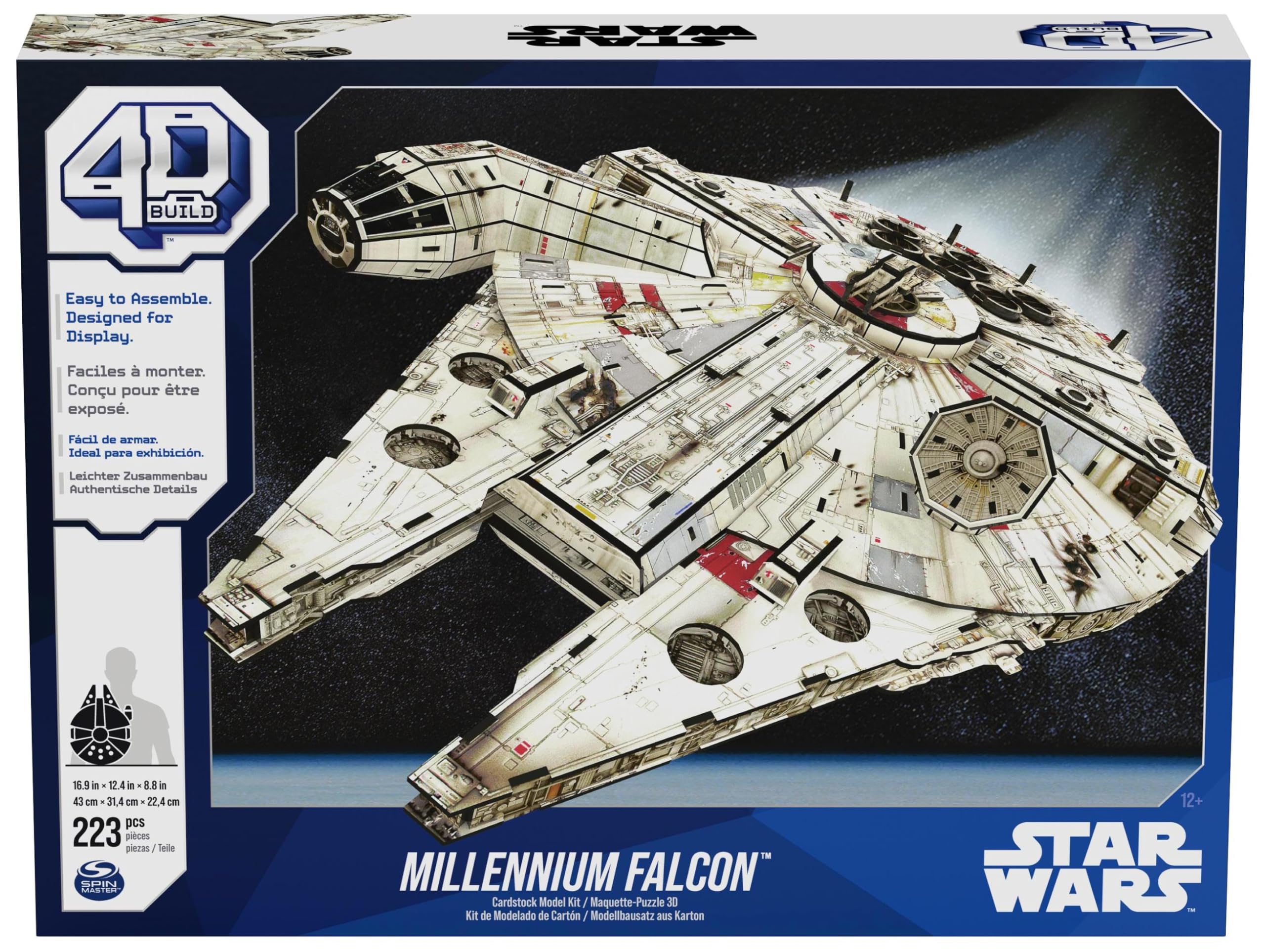 4D Build Star Wars Millennium Falcon puzzle 3D 223 pezzi modello