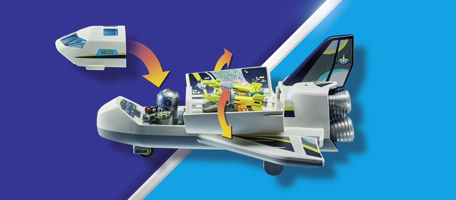 PLAYMOBIL Space 71368 Shuttle Spaziale Giocattolo 72 Pezzi