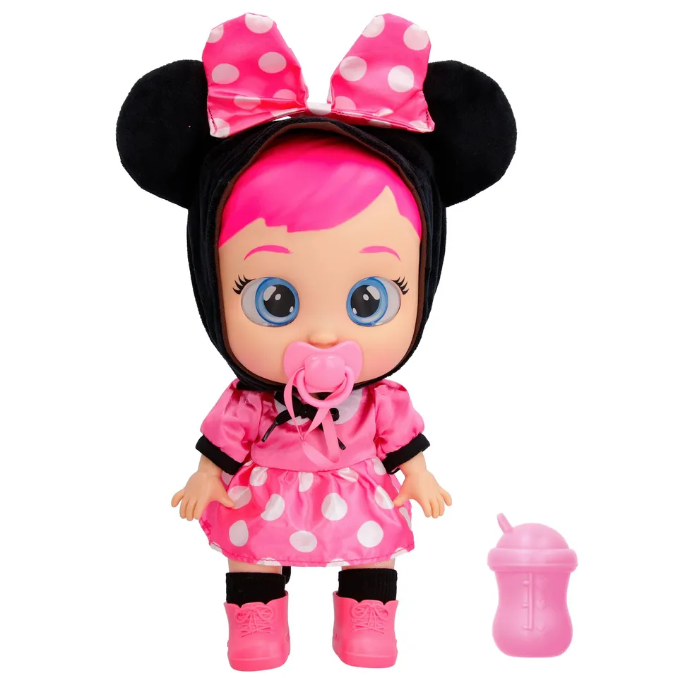 IMC Toys Cry Babies Disney Minnie Bambola 30 cm Lacrime Vere