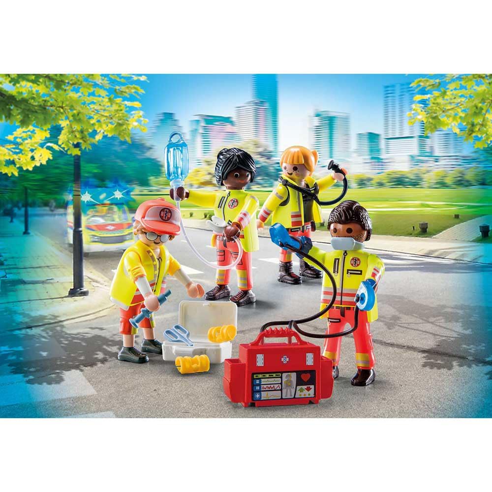 PLAYMOBIL City Life 71244 Team di Soccorso playset 25 pezzi