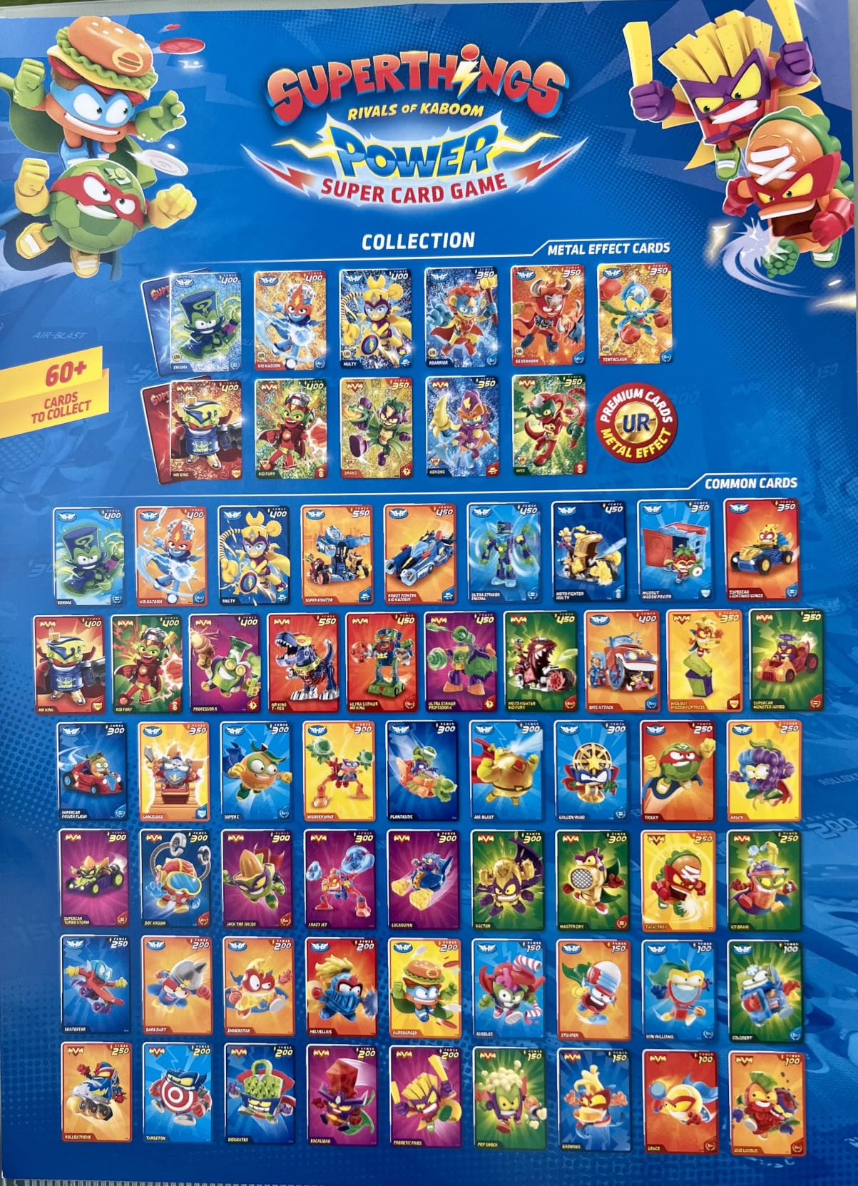 Superthings Power Super Card Game starter pack carte album
