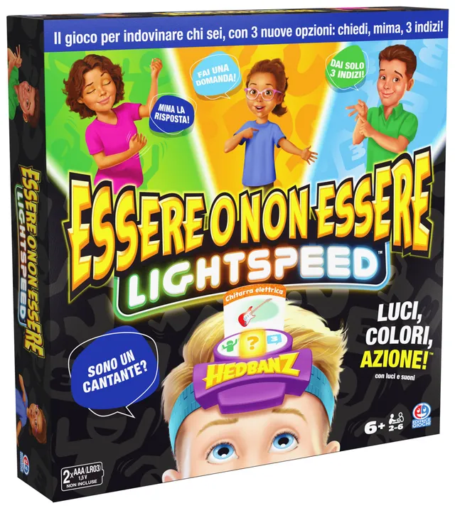 Spin Master Essere o Non Essere Lightspeed gioco da tavolo 6+ anni