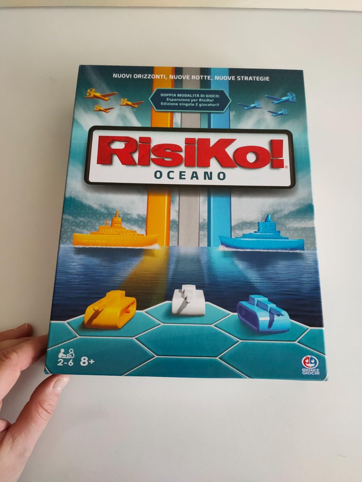 Risiko Oceano gioco da tavolo strategia 2 giocatori 8+