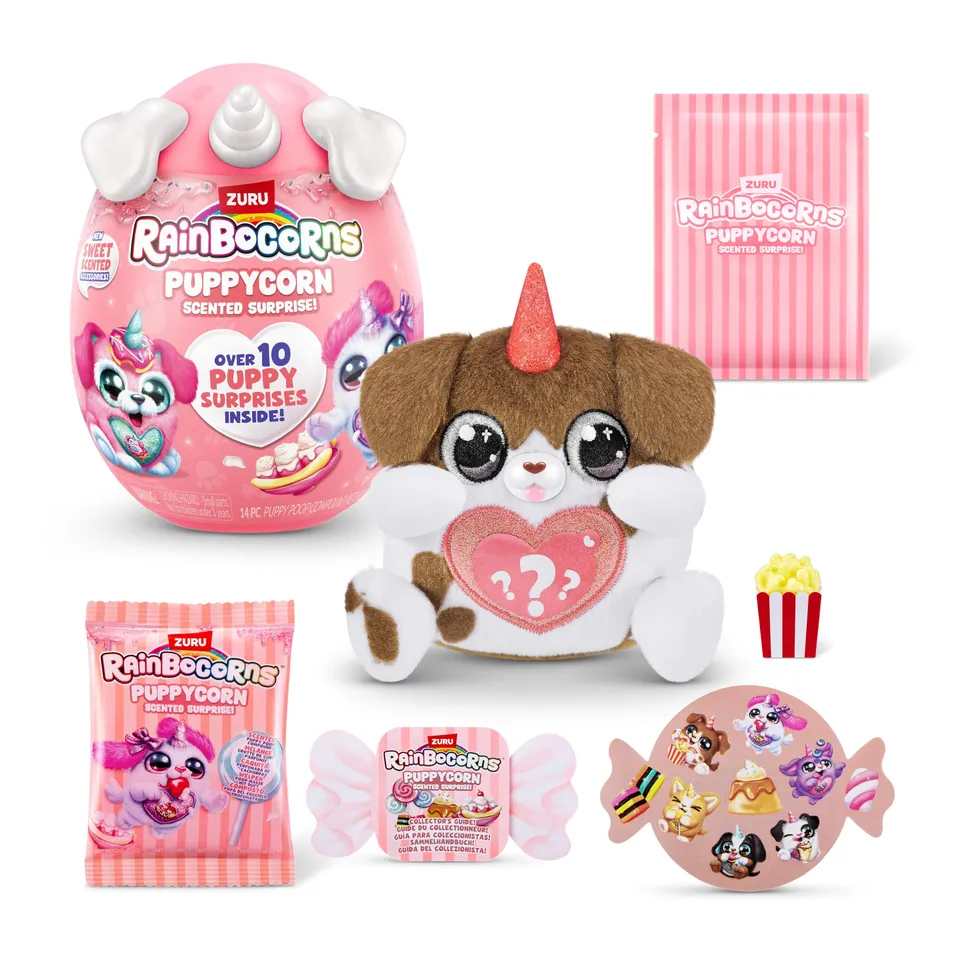 Rainbocorns Puppycorn Scent Surprise Dalmata peluche profumato
