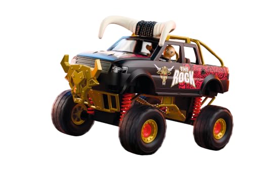 Playmobil WWE The Rock Monster Truck 71955 Sospensioni 5 Anni