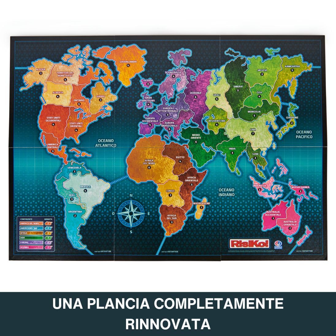 Editrice Giochi Risiko Classico 2023 gioco strategia 3-6 giocatori