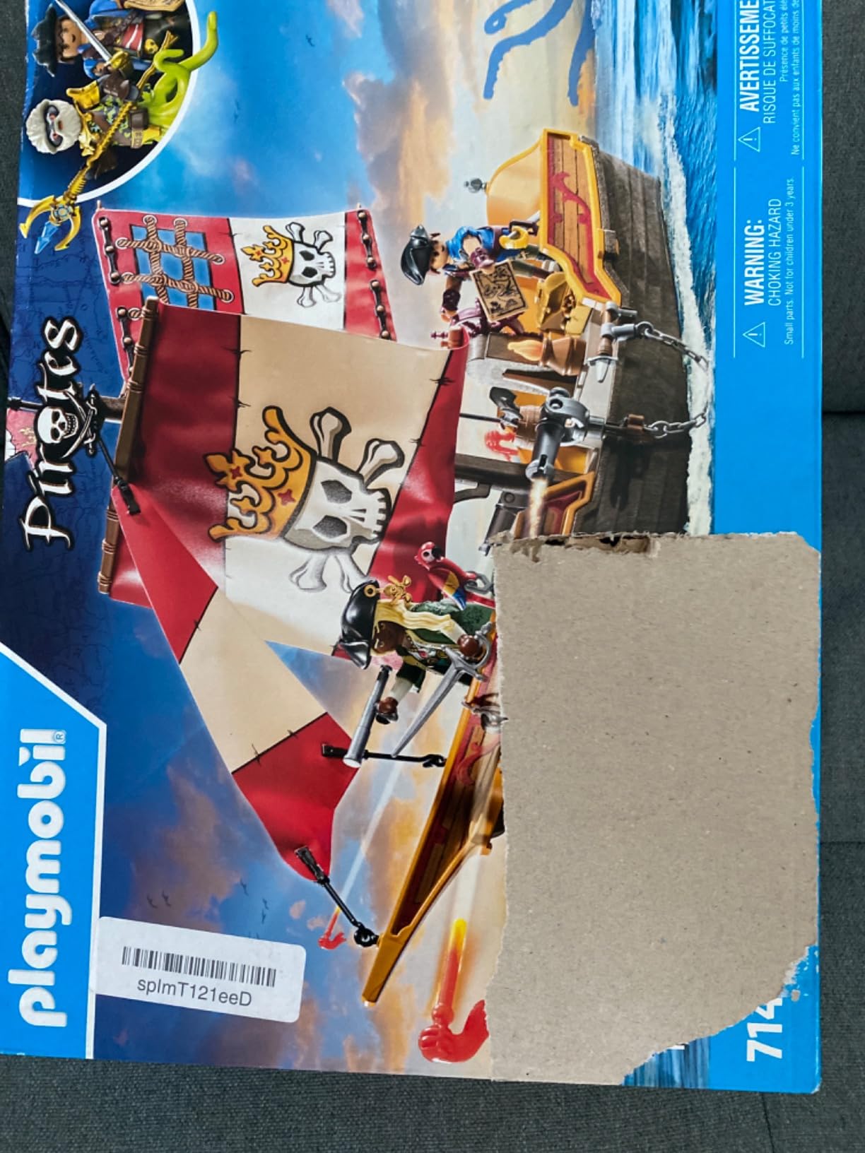 PLAYMOBIL Pirates 71418 nave pirata galleggiante con cannoni