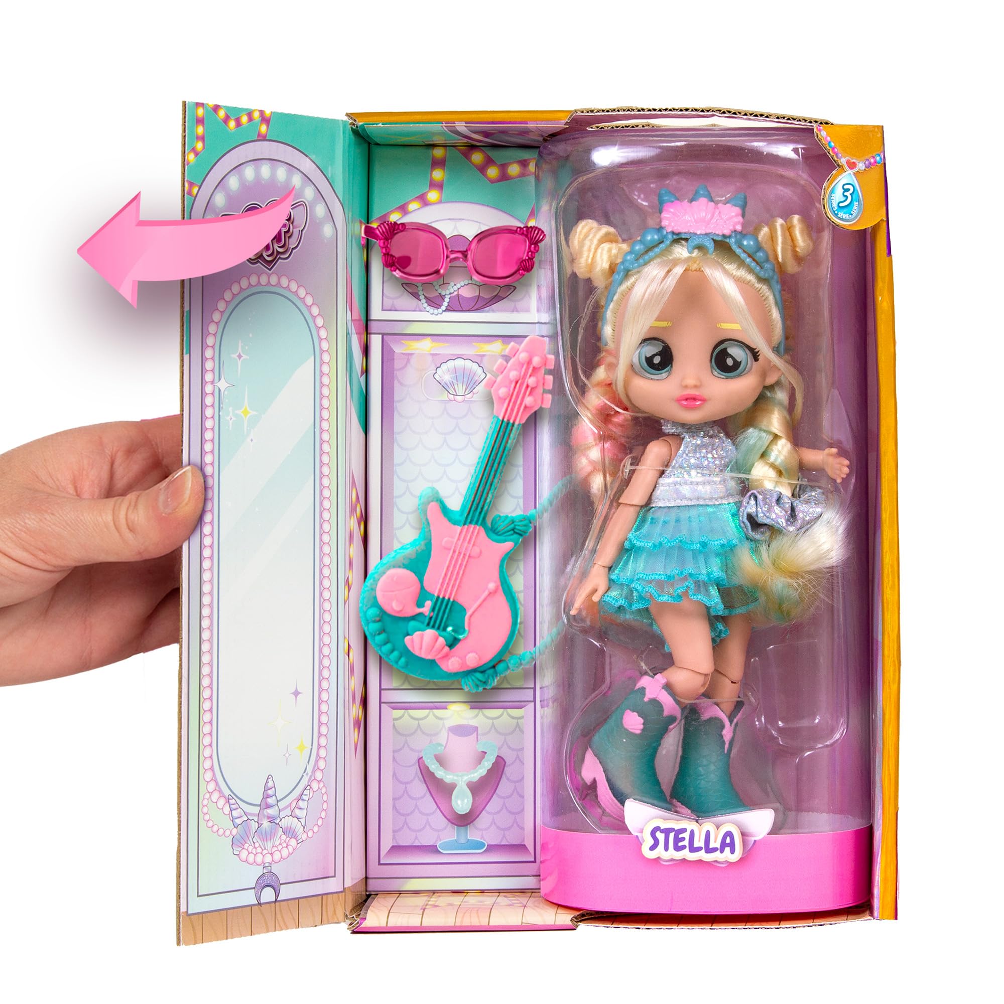 BFF by Cry Babies S3 Stella Bambola Fashion 20 cm Chitarra