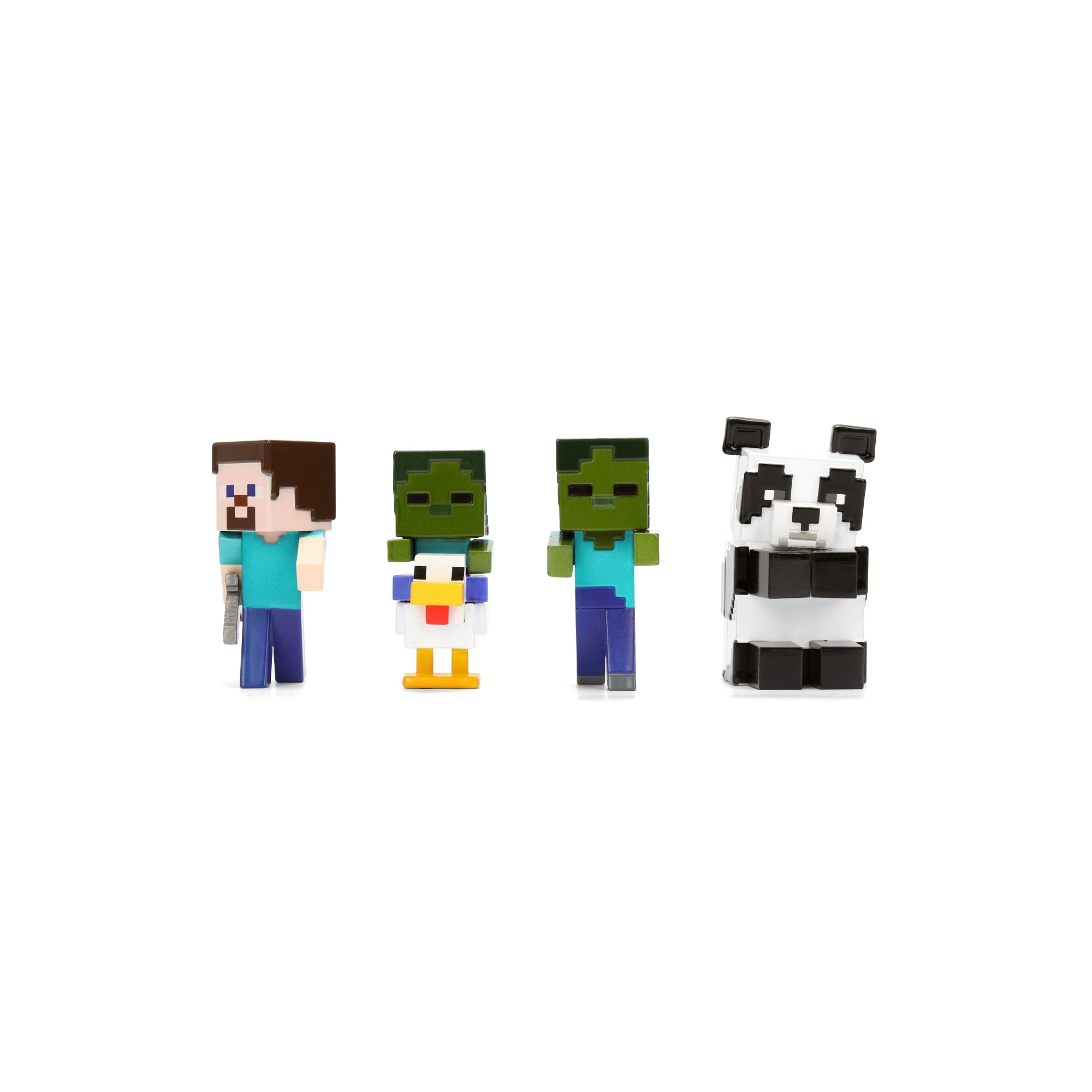 Jada Minecraft Metalfigs W7 4 pezzi metallo 6,5 cm