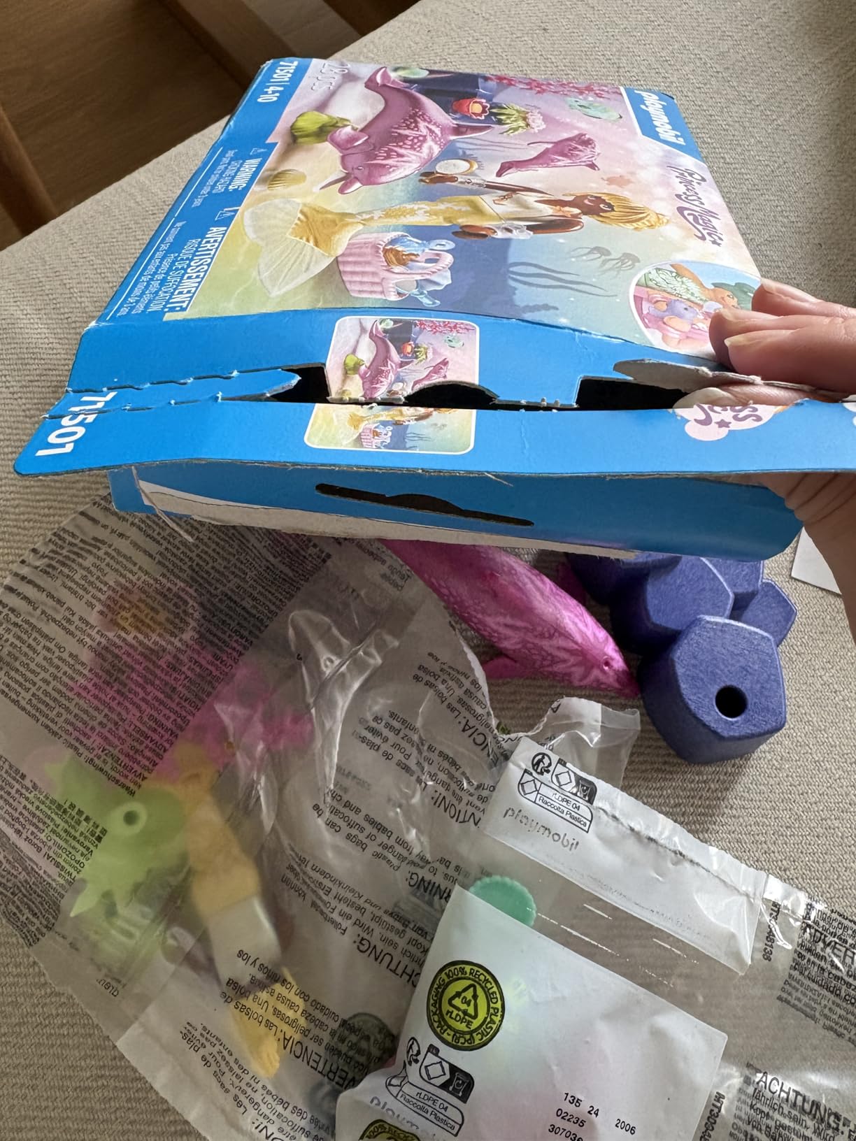 PLAYMOBIL Princess Magic 71501 Sirenetta con delfini
