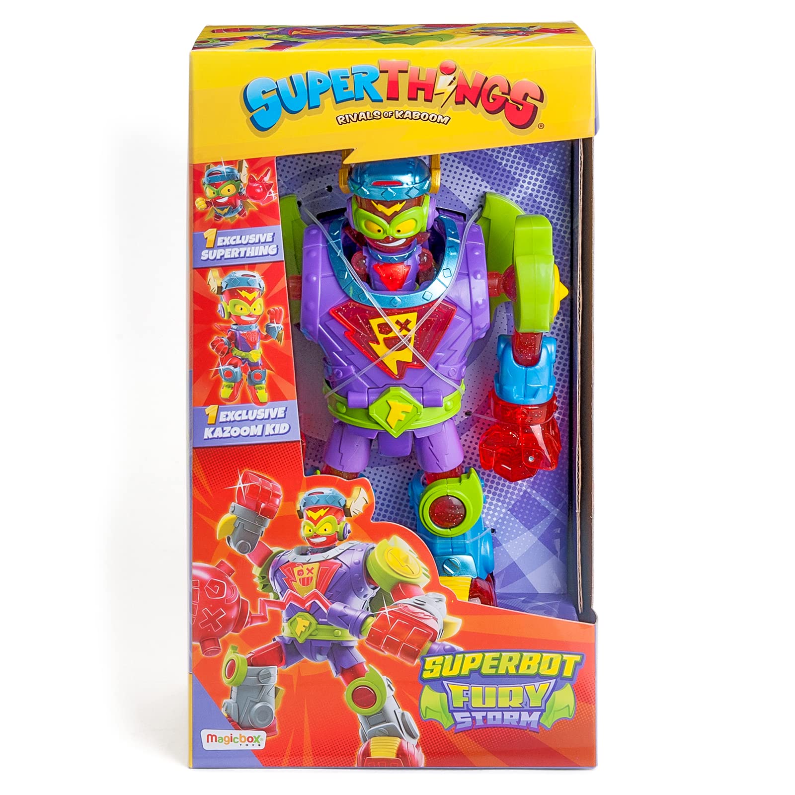 Superthings Superbot Fury Storm robot Kazoom Kid eroe