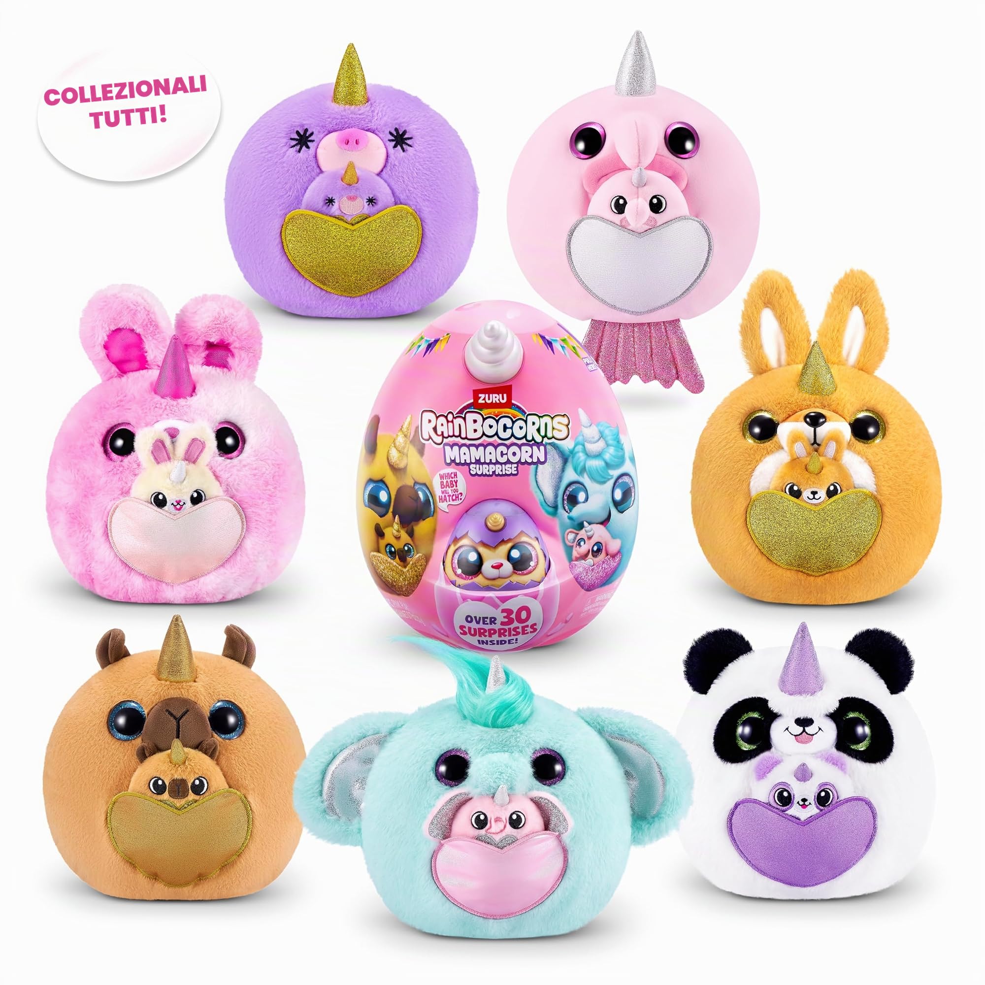 Rainbocorns Mamacorn Surprise Shara Peluche Uovo 30 Sorprese