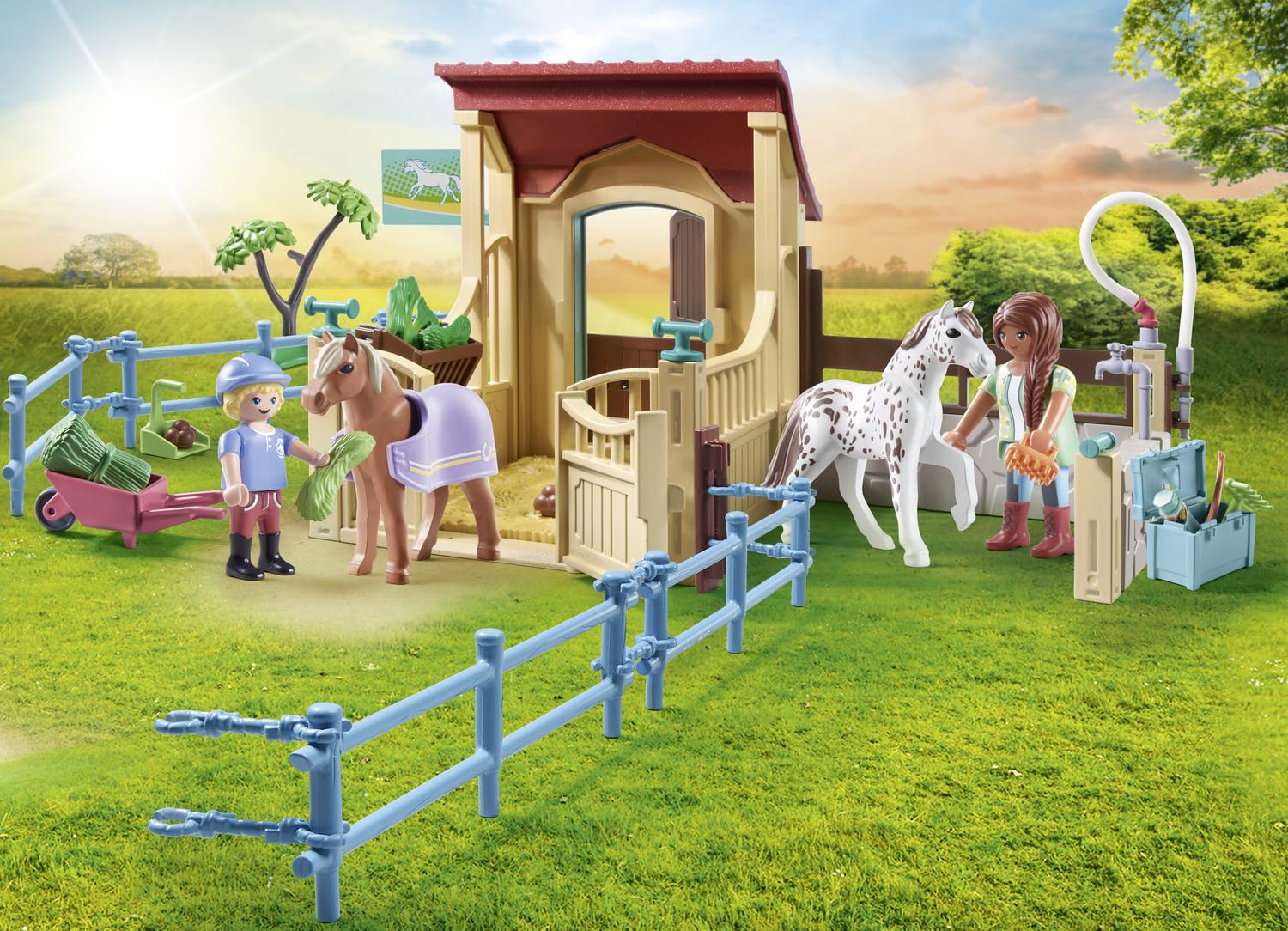 PLAYMOBIL Horses of Waterfall 71494 scuderia maneggio 100 pezzi 4 anni