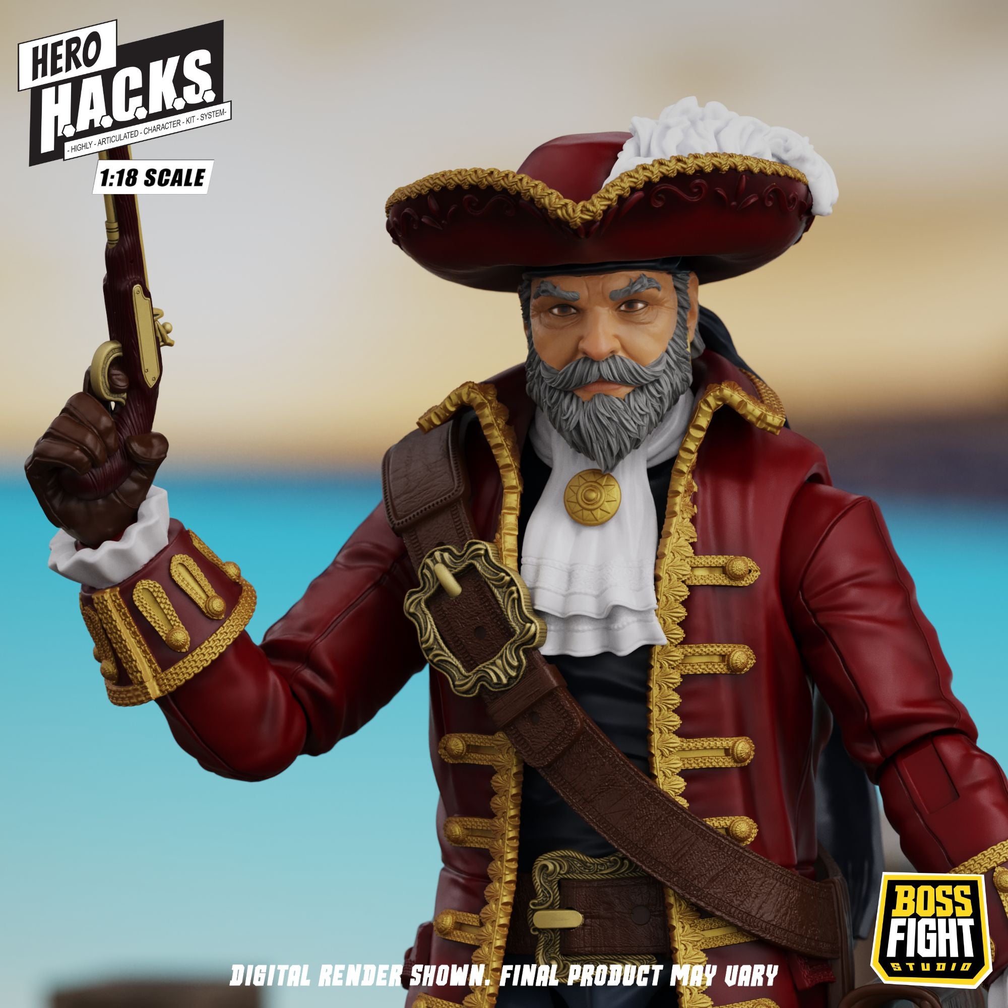 Boss Fight Studio Hero HACKS John Bradford action figure