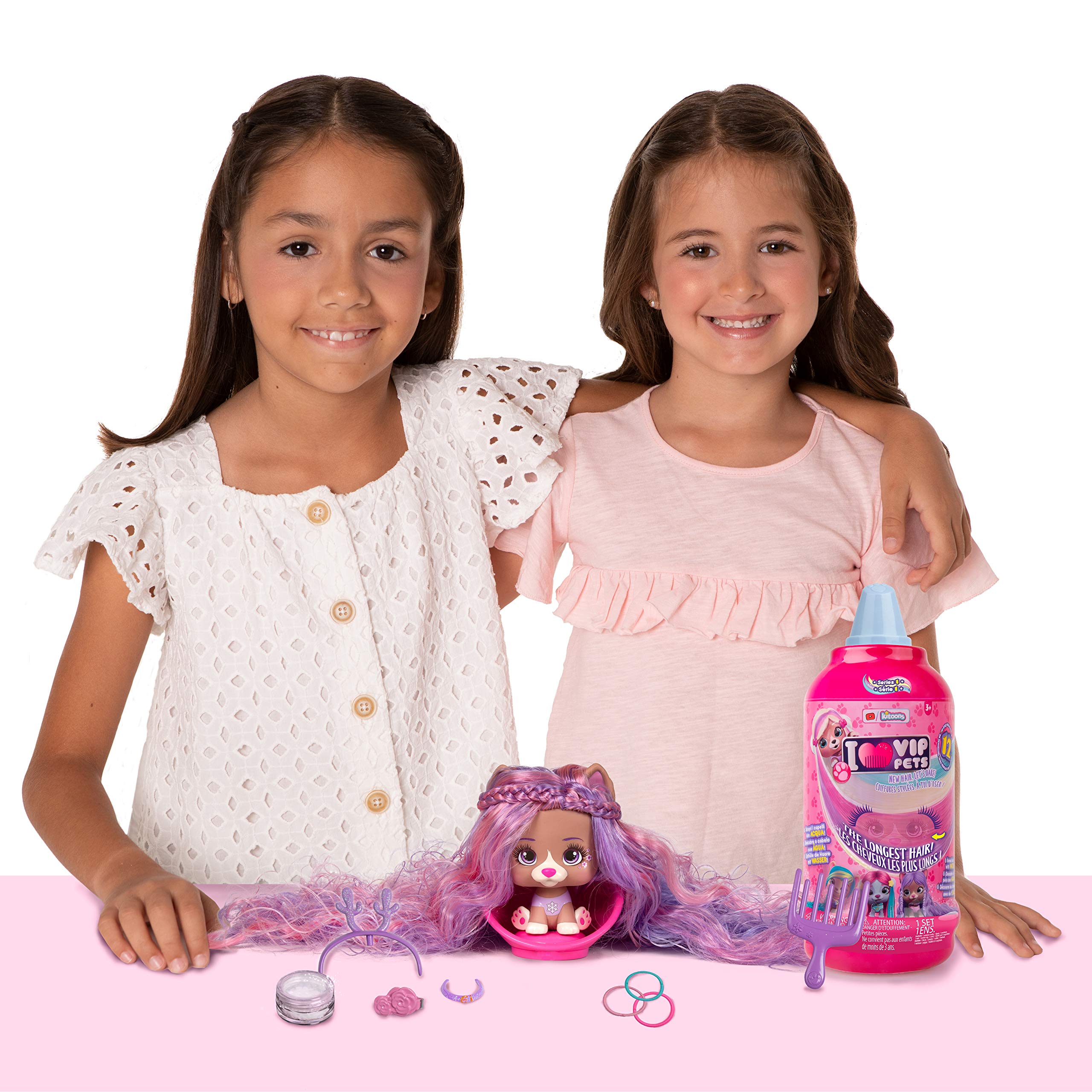 VIP Pets IMC Toys bambola cagnolino sorpresa capelli lunghi
