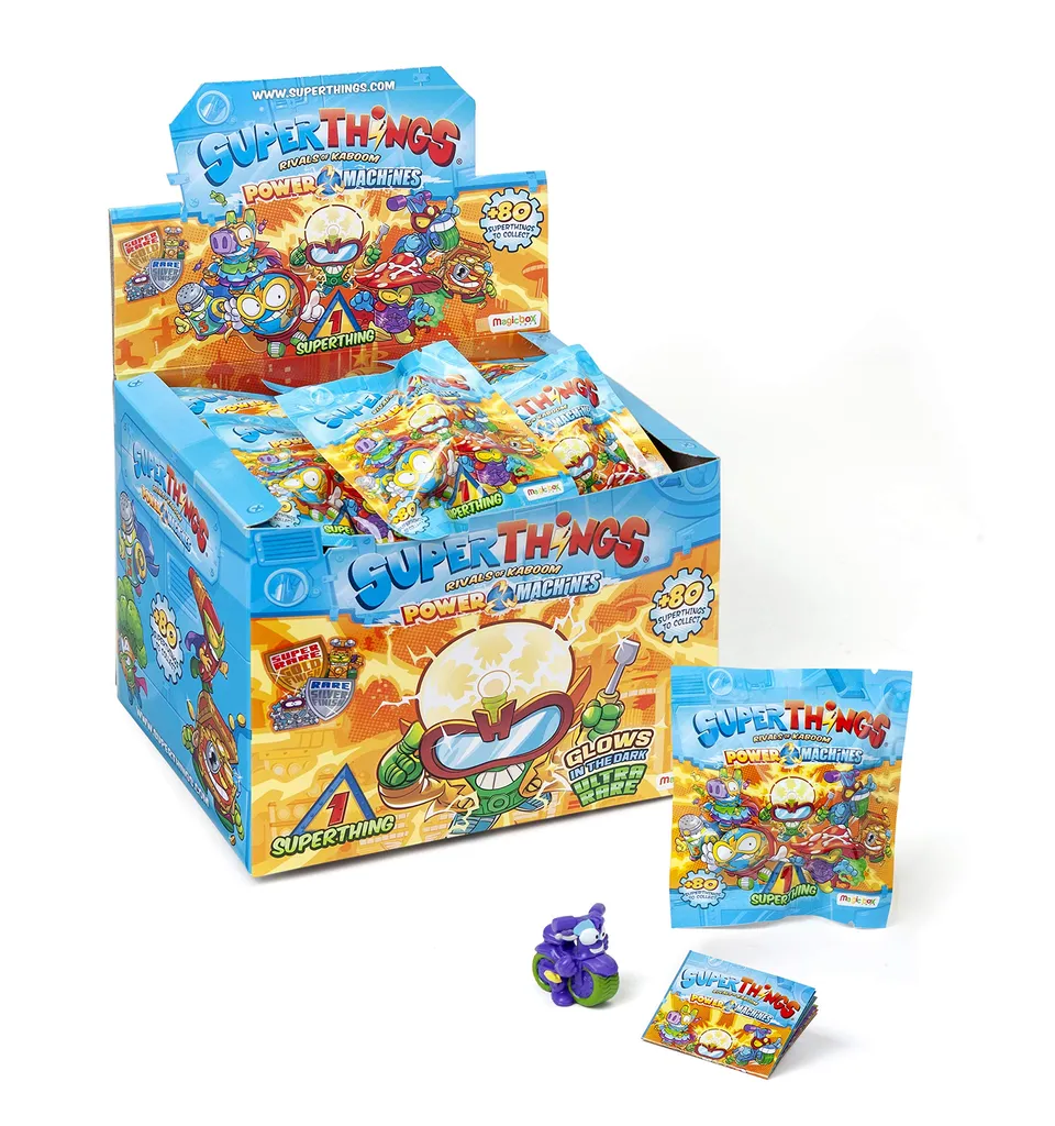 SuperThings Power Machines Scatola 25 Bustine Personaggi