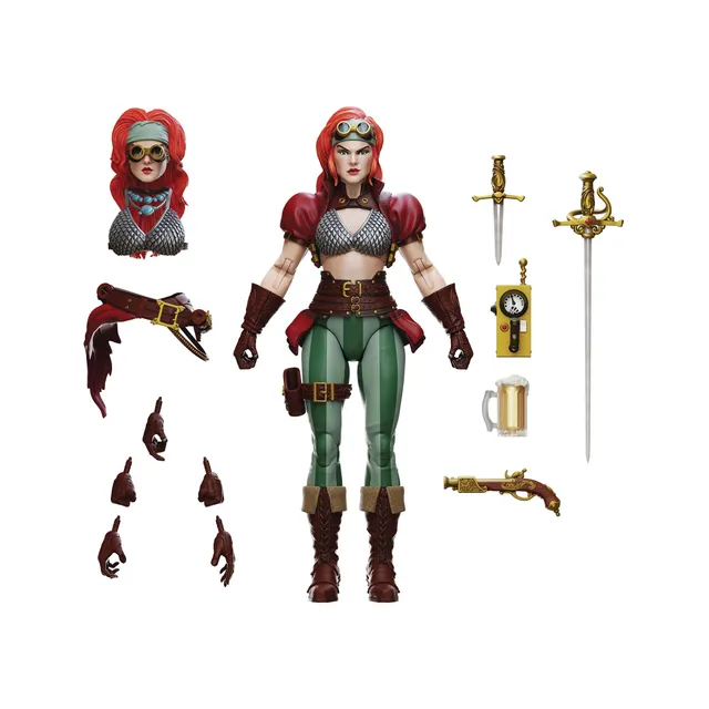 Boss Fight Epic Hacks Red Sonja Steampunk Action Figure 1/12