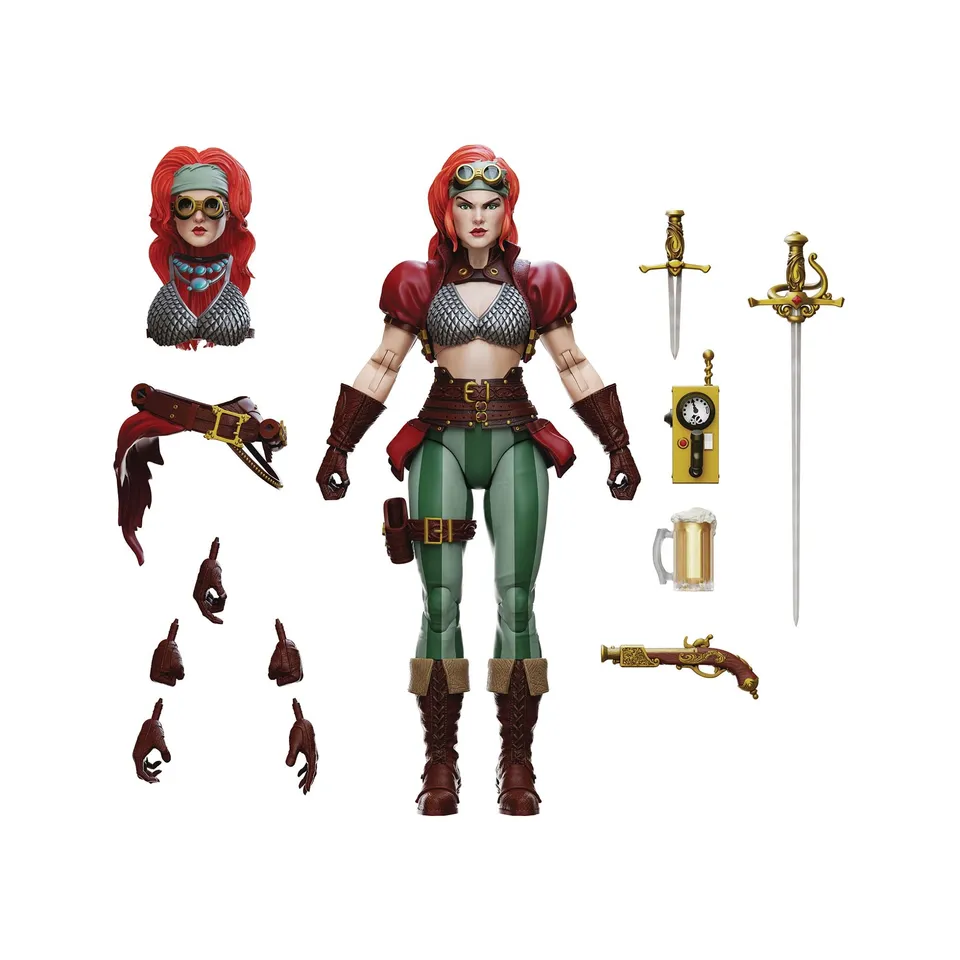 Boss Fight Epic Hacks Red Sonja Steampunk Action Figure 1/12