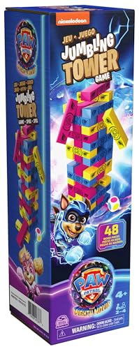 Spin Master Kids Paw Patrol Jumbling Tower gioco legno 48 pezzi