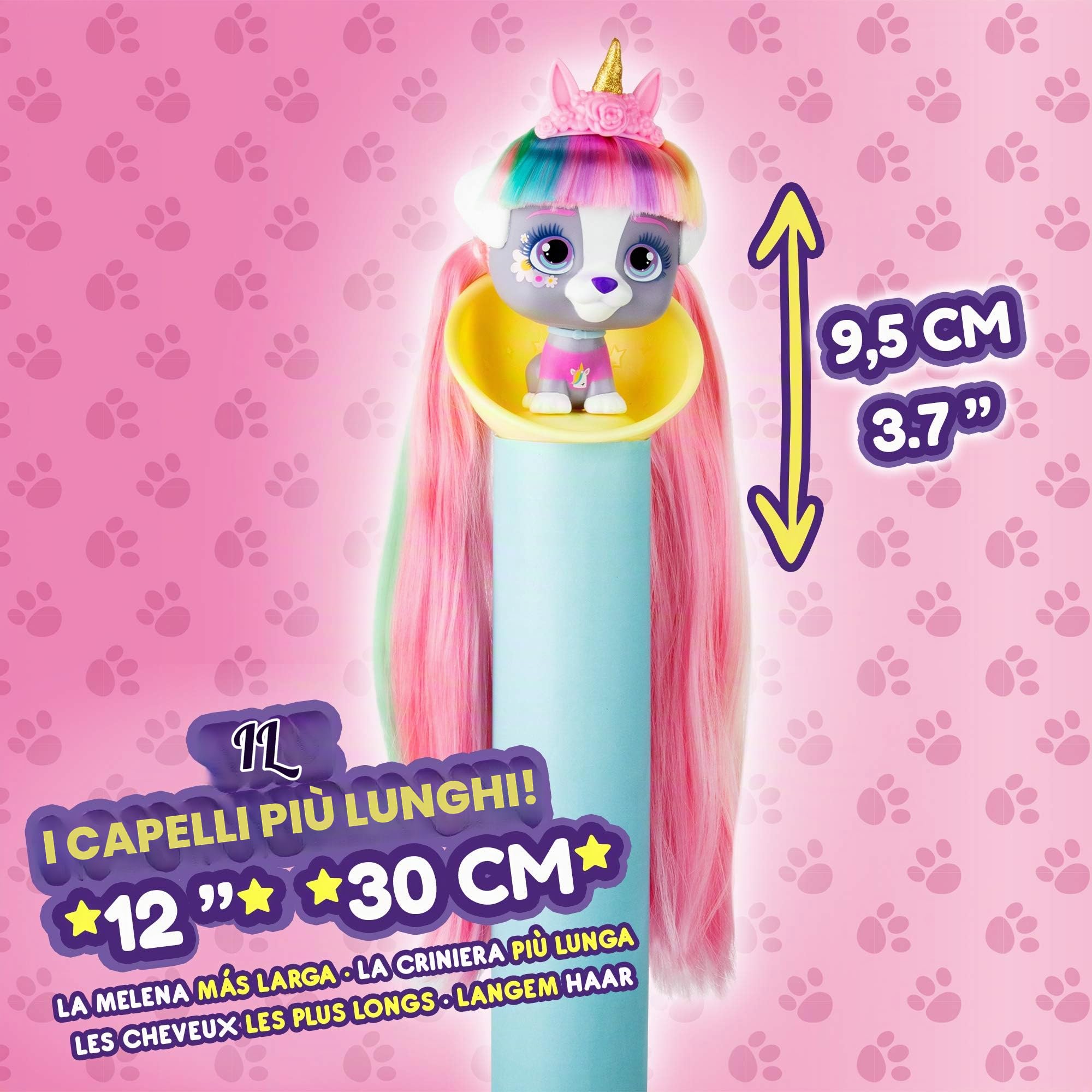 VIP Pets IMC Toys bambola cagnolino sorpresa capelli lunghi