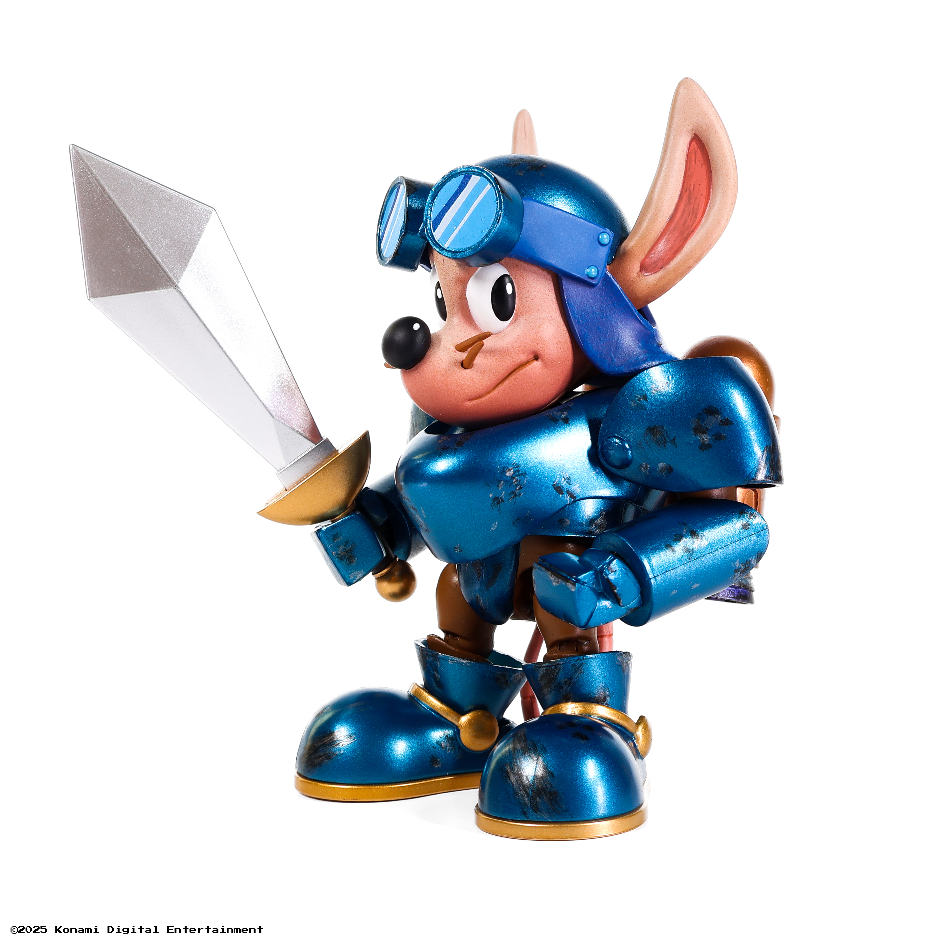 Premium DNA Rocket Knight Sparkster Battle Damage 1/12 Figure