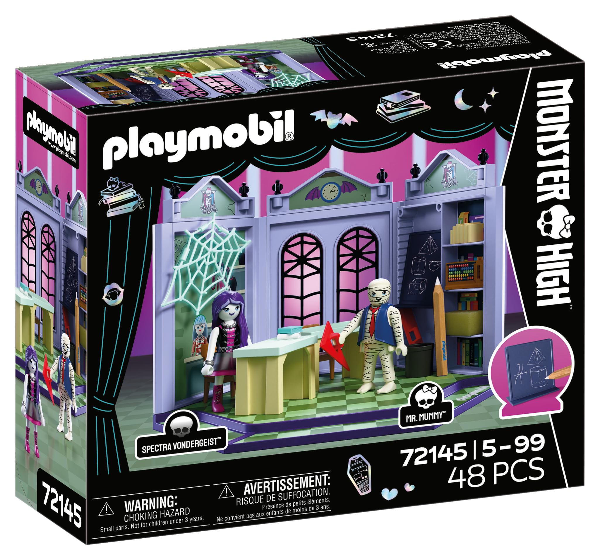 Playmobil Monster High 72145 aula scolastica Spectra