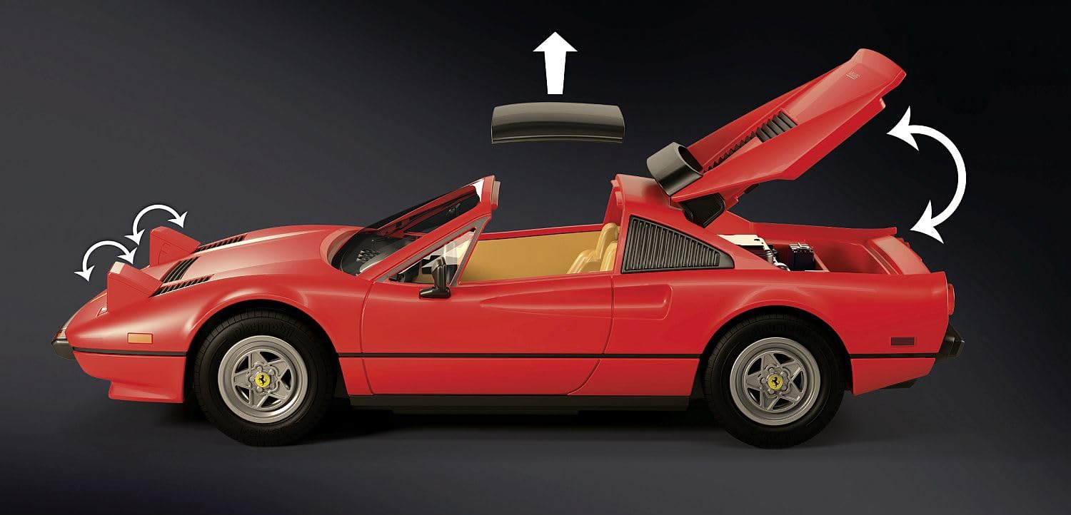 PLAYMOBIL 71343 Ferrari 308 GTS Magnum P.I. macchinina rossa