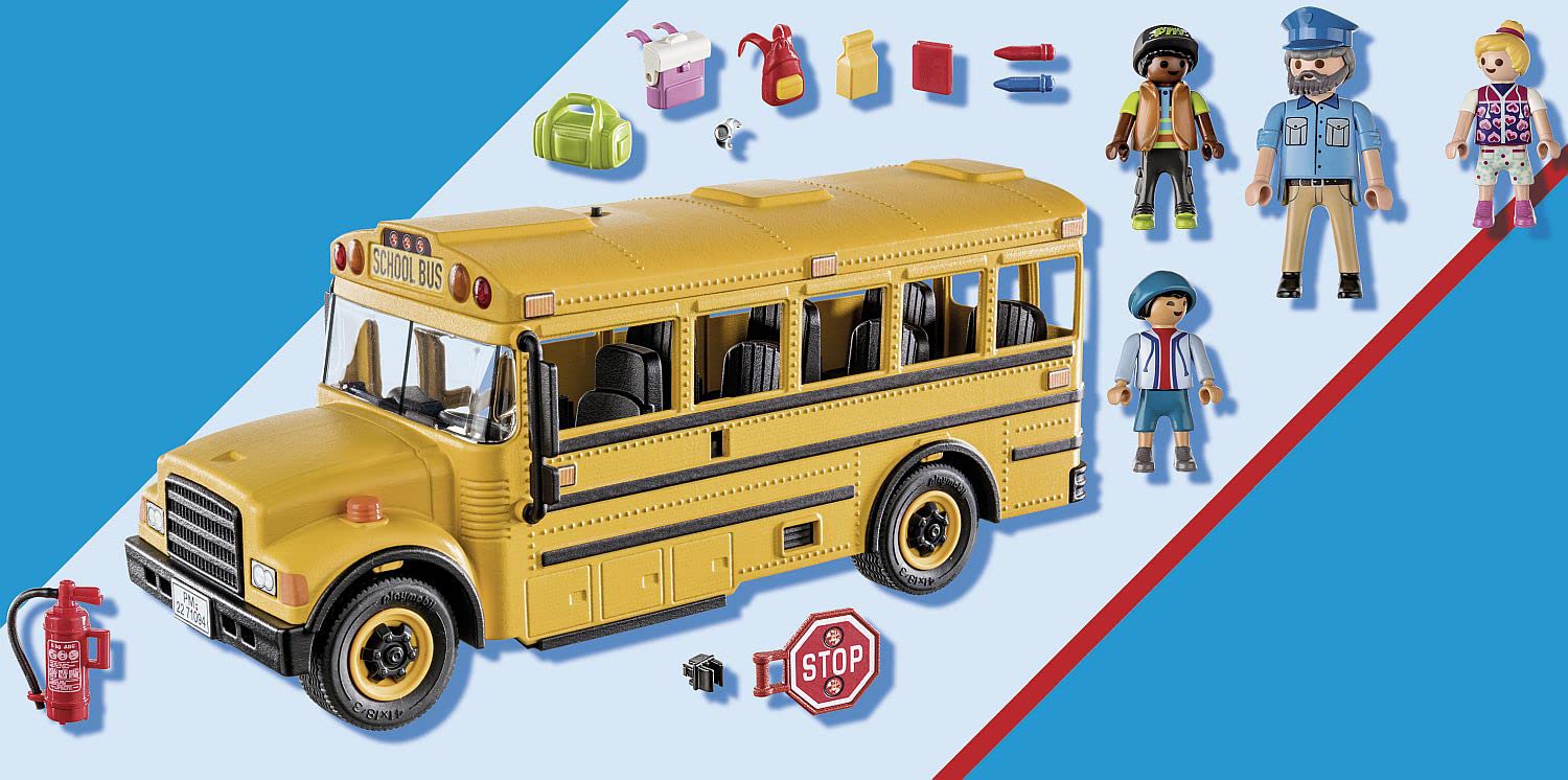 Playmobil City Life 71094 scuolabus US School Bus 46 pezzi