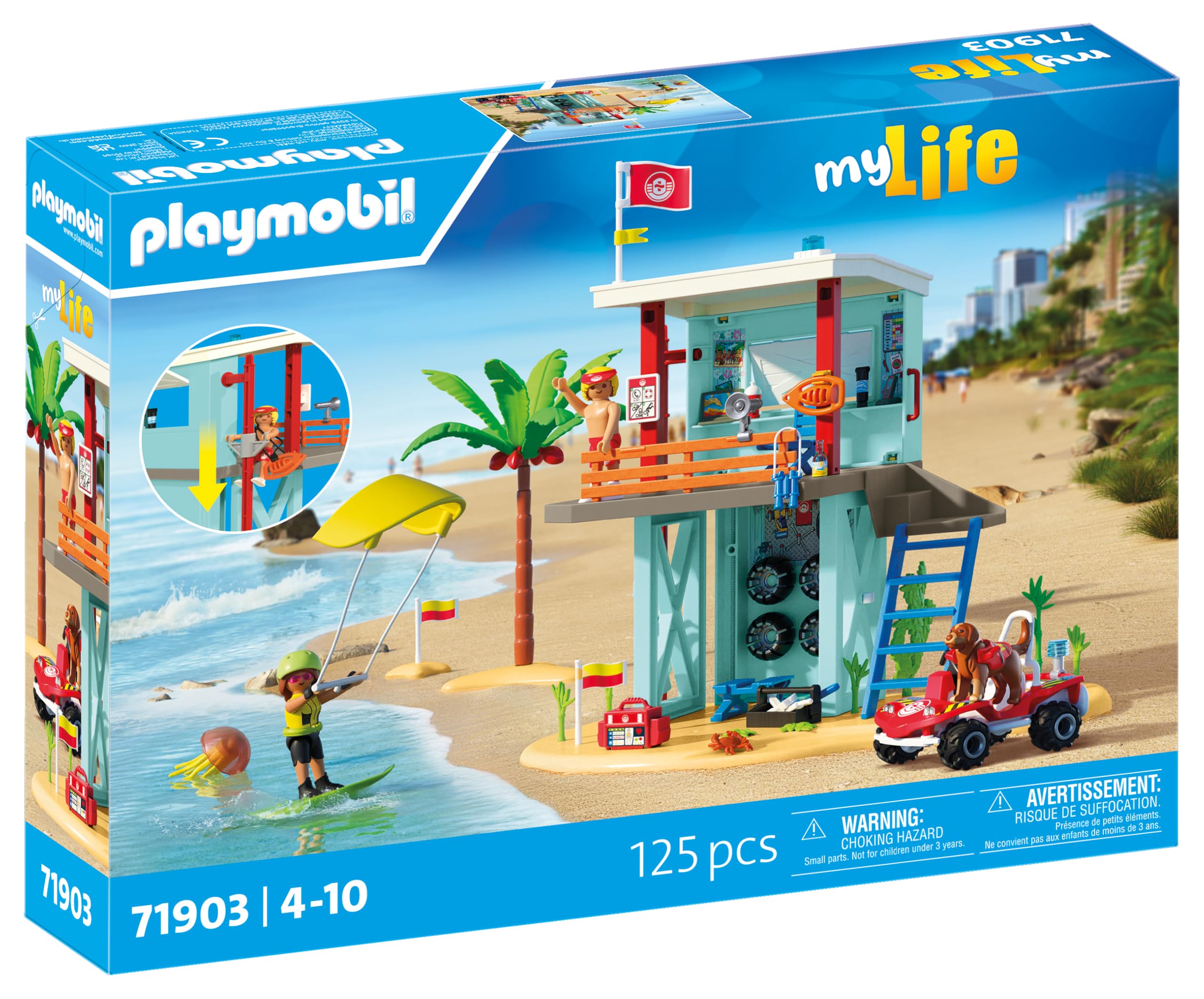 PLAYMOBIL My Life 71905 Banana Boat Giocattolo Spiaggia 4 Anni