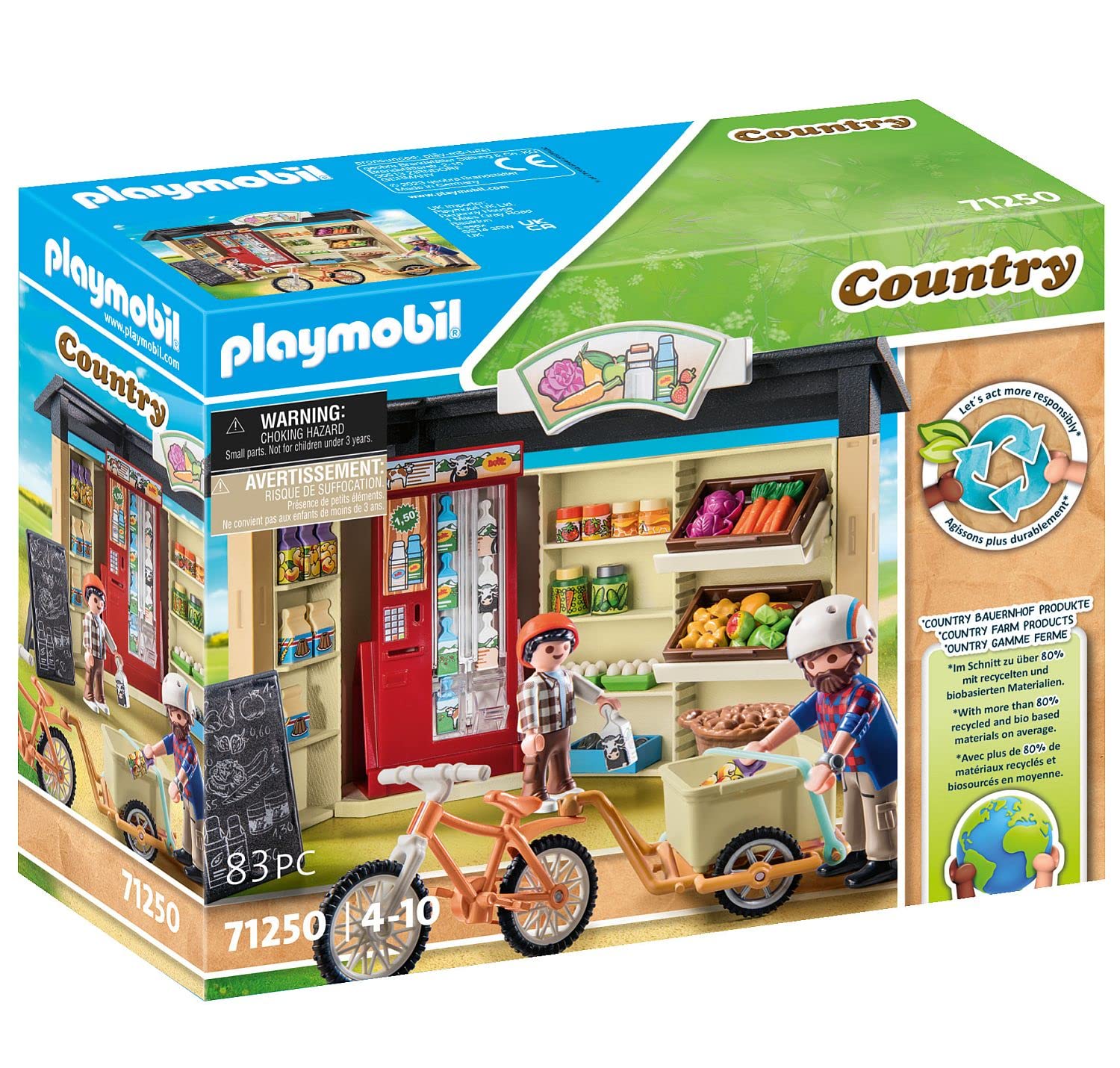 PLAYMOBIL Country 71250 Bottega Agricola 24 Ore Giocattolo