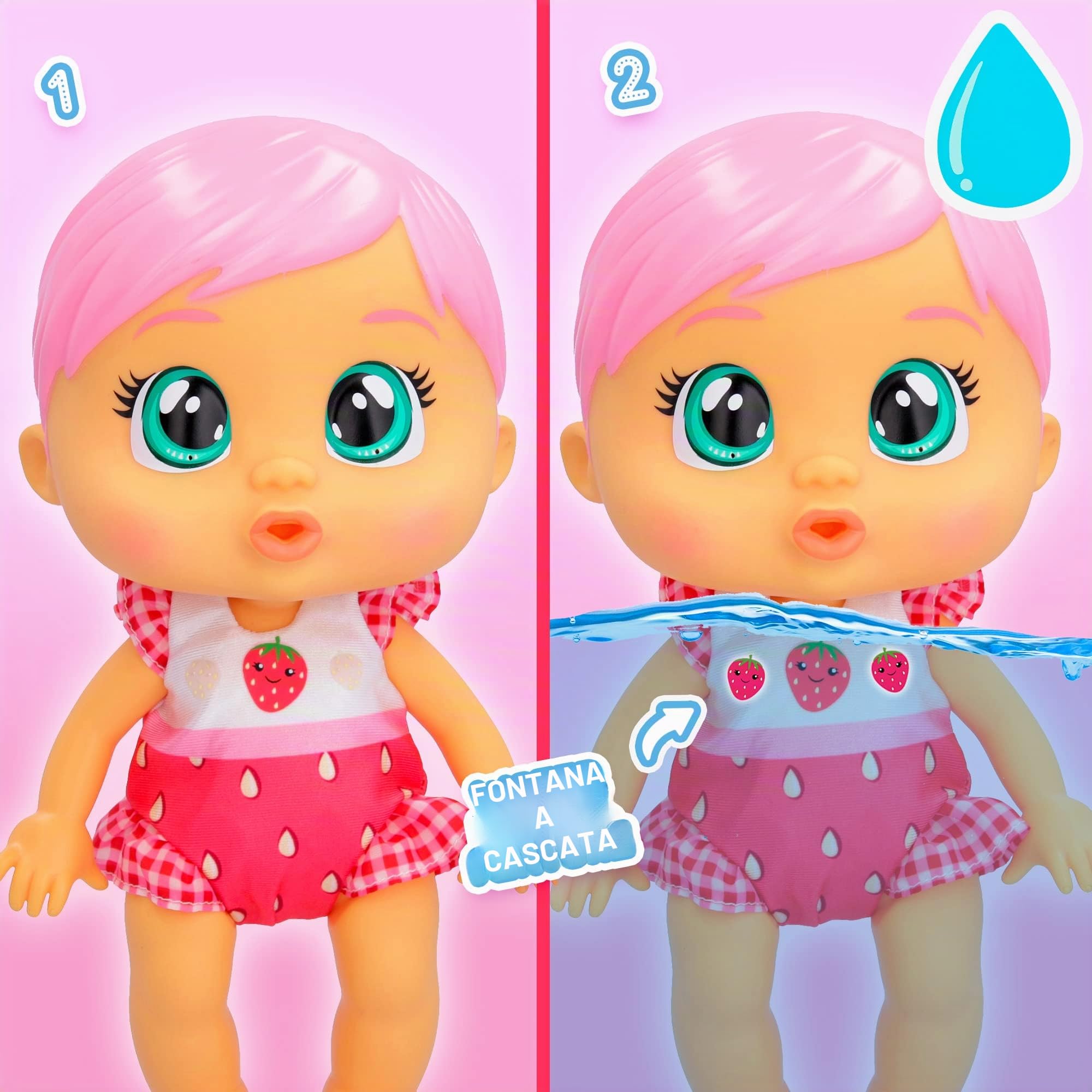 CRY BABIES Fun Sun Ella bambola acqua impermeabile 28 cm