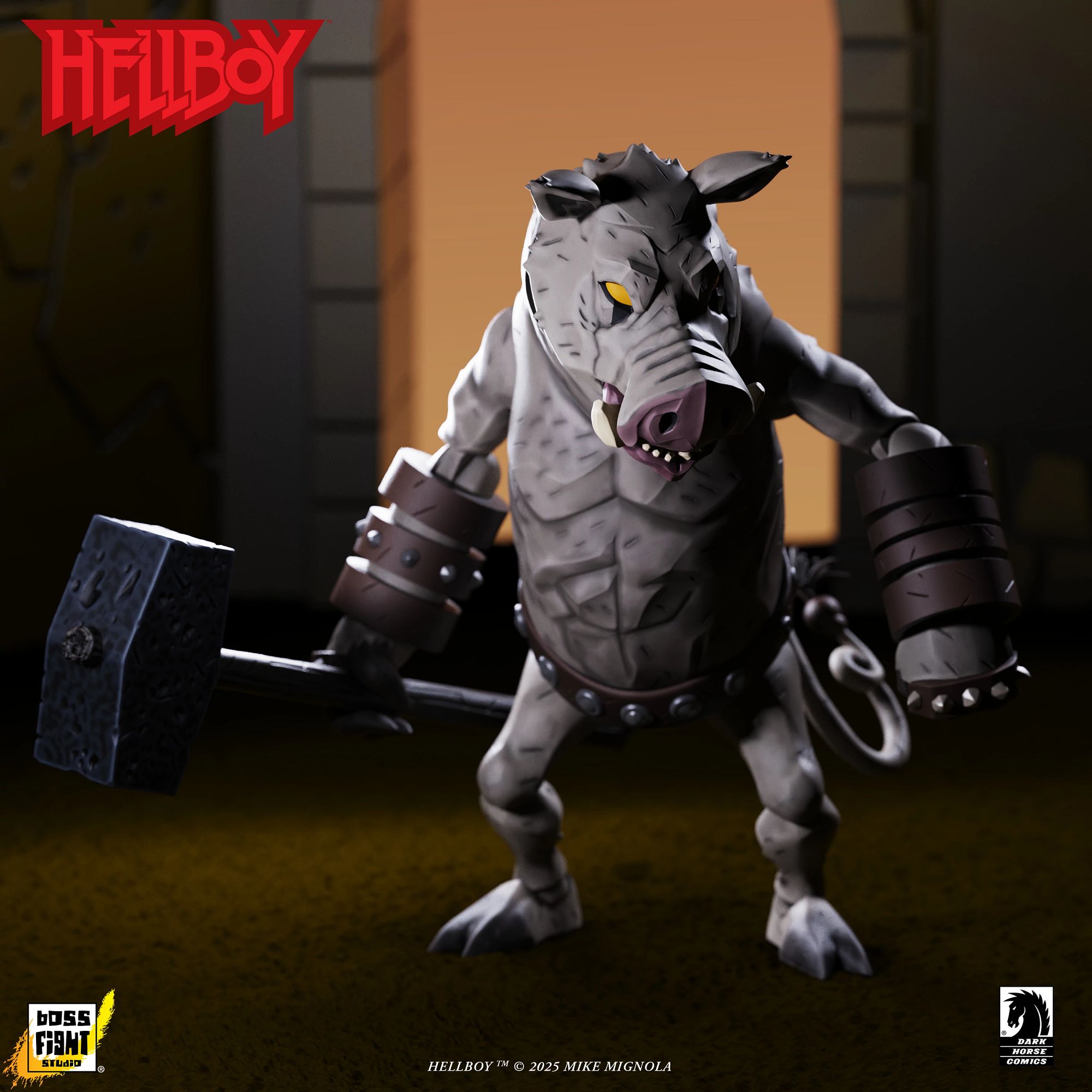 Boss Fight Studio Hellboy Gruagach The Wild Hunt action figure 1/12