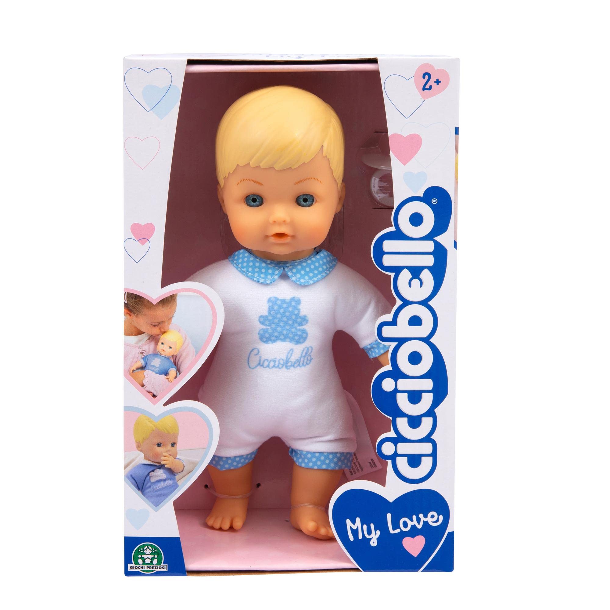 Cicciobello My Love Bambola Morbida 24 cm Vestitino Bianco