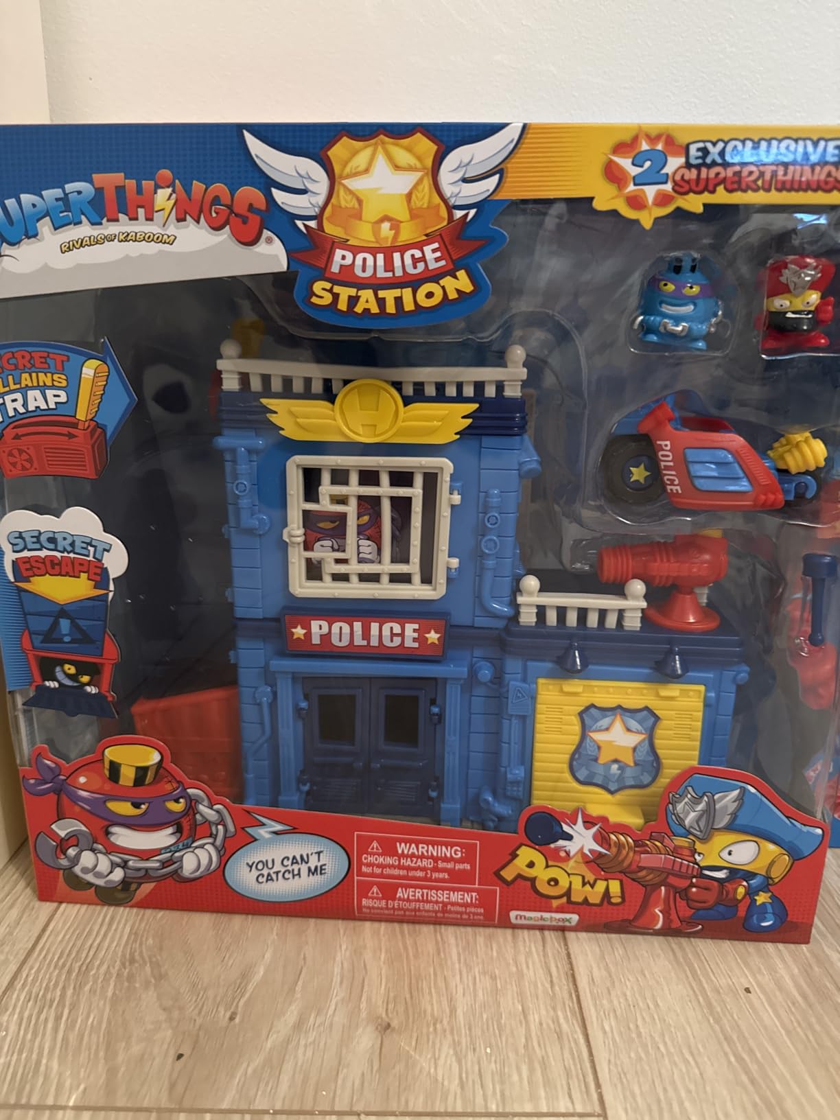 SuperThings Police Station Stazione Polizia Playset con Veicolo