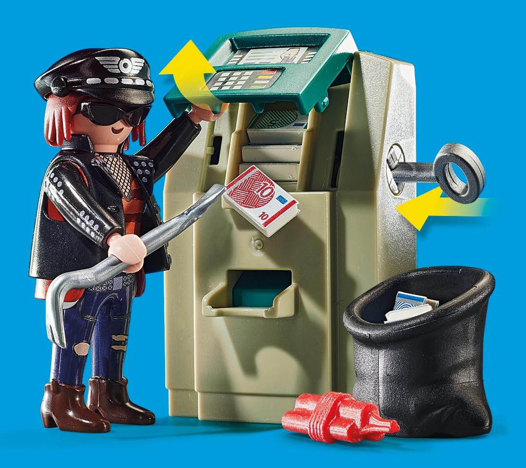 PLAYMOBIL City Action 70572 quad polizia con ladro 32 pezzi