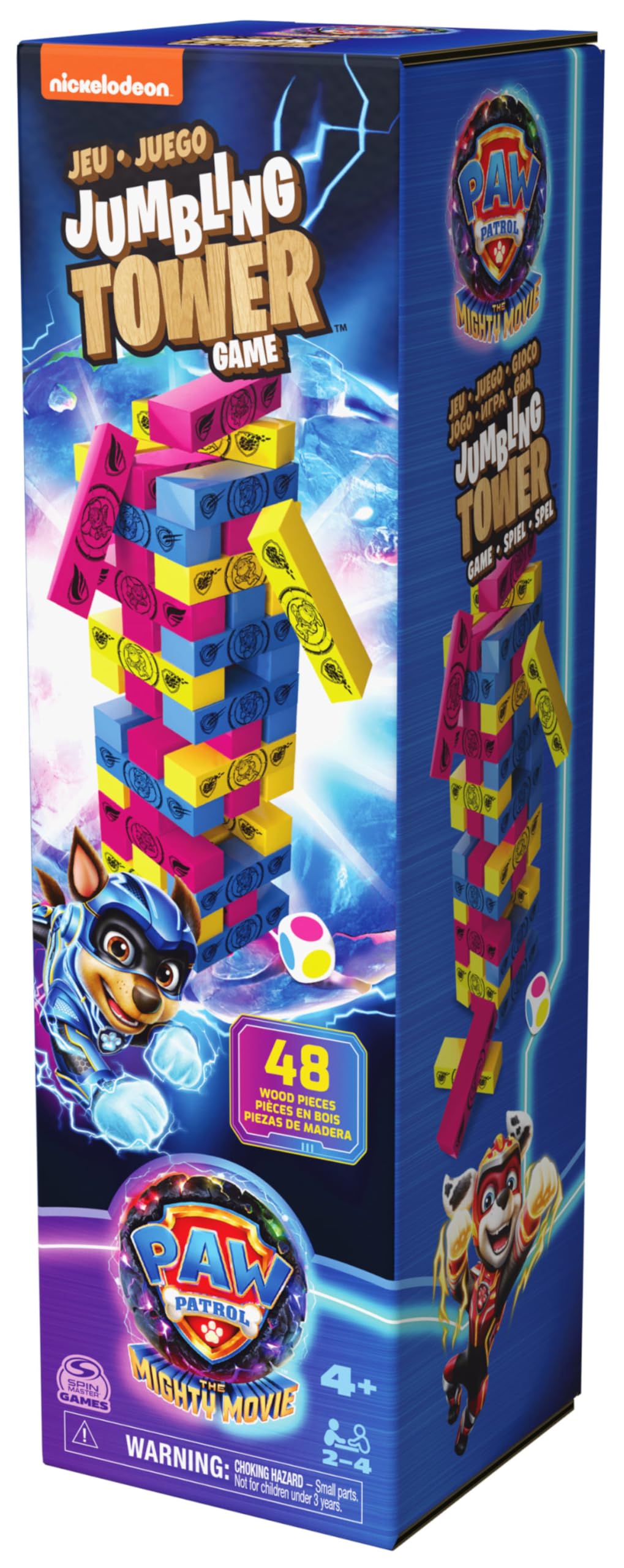 Spin Master Kids Paw Patrol Jumbling Tower gioco legno 48 pezzi