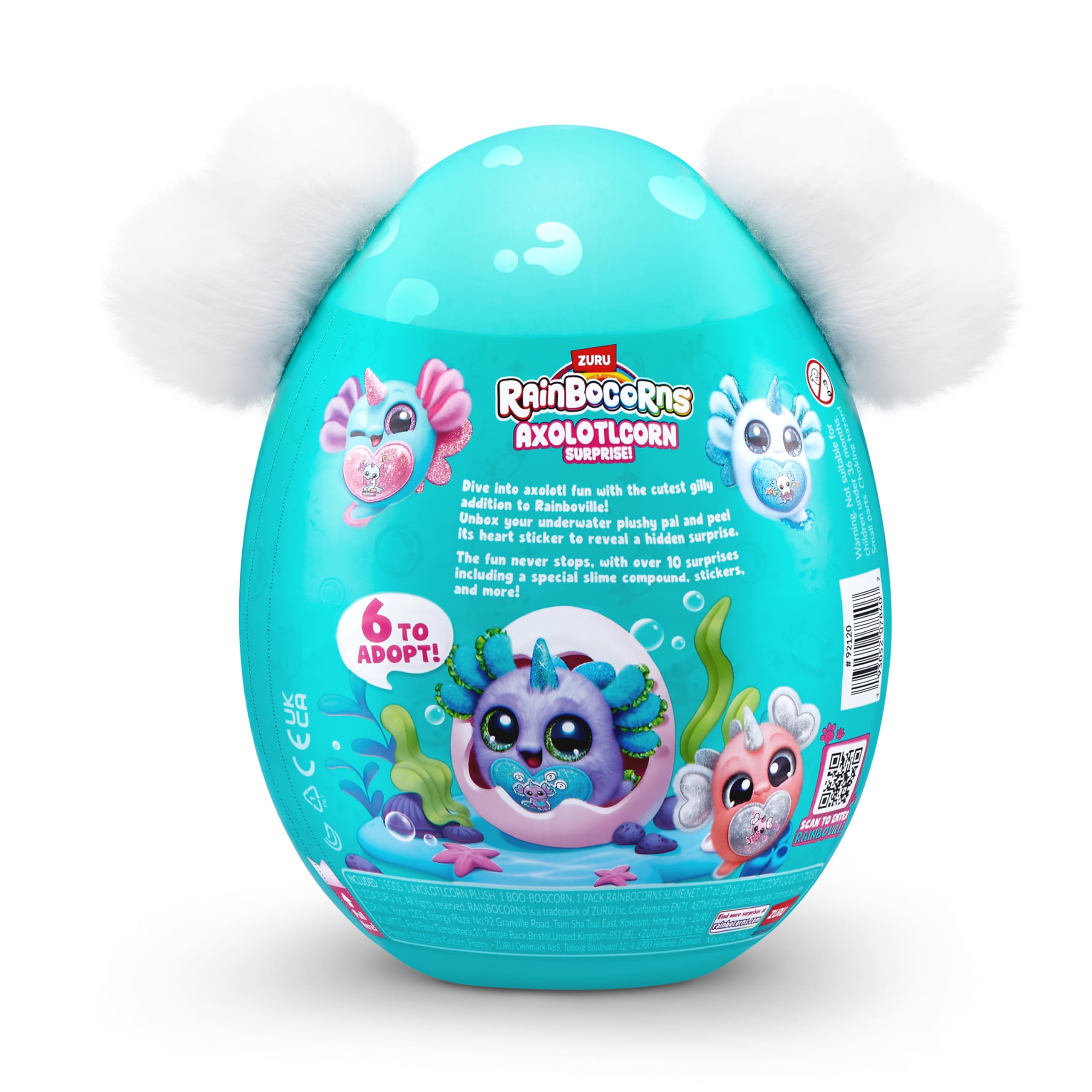 Rainbocorns Axolotlcorn Surprise Peluche Flowy con Sorprese