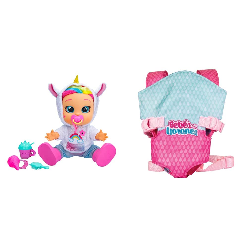 IMC Toys Cry Babies Dreamy bambola interattiva unicorno 33 cm